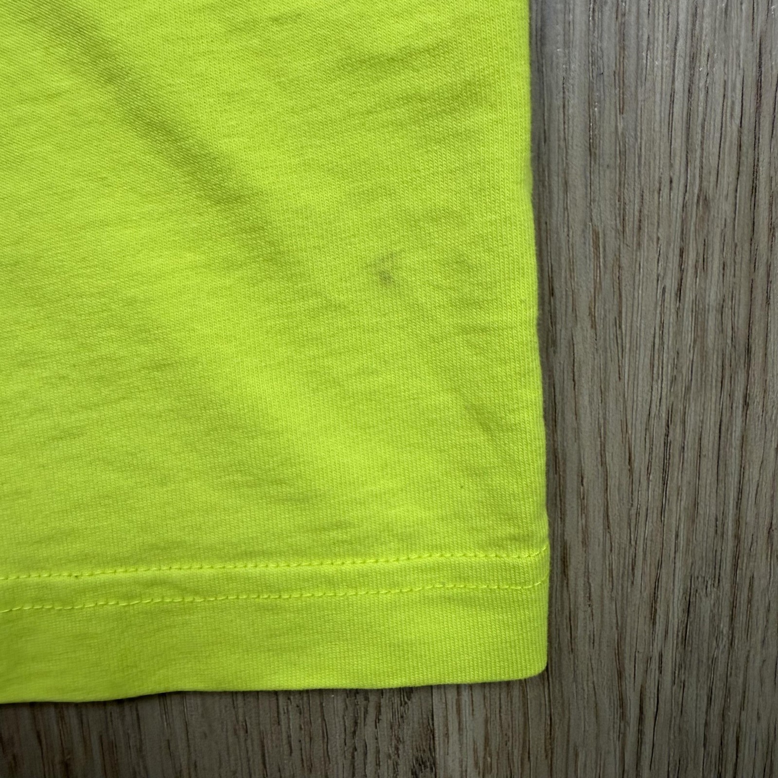 Nike Shirt Mens XL Volt Yellow Off-White Logo Eagle Air Force 1 Graphic Tee