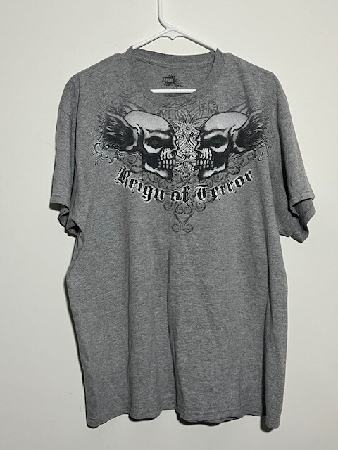 Reign of Terror Ink Inc Gray T-Shirt Size XL