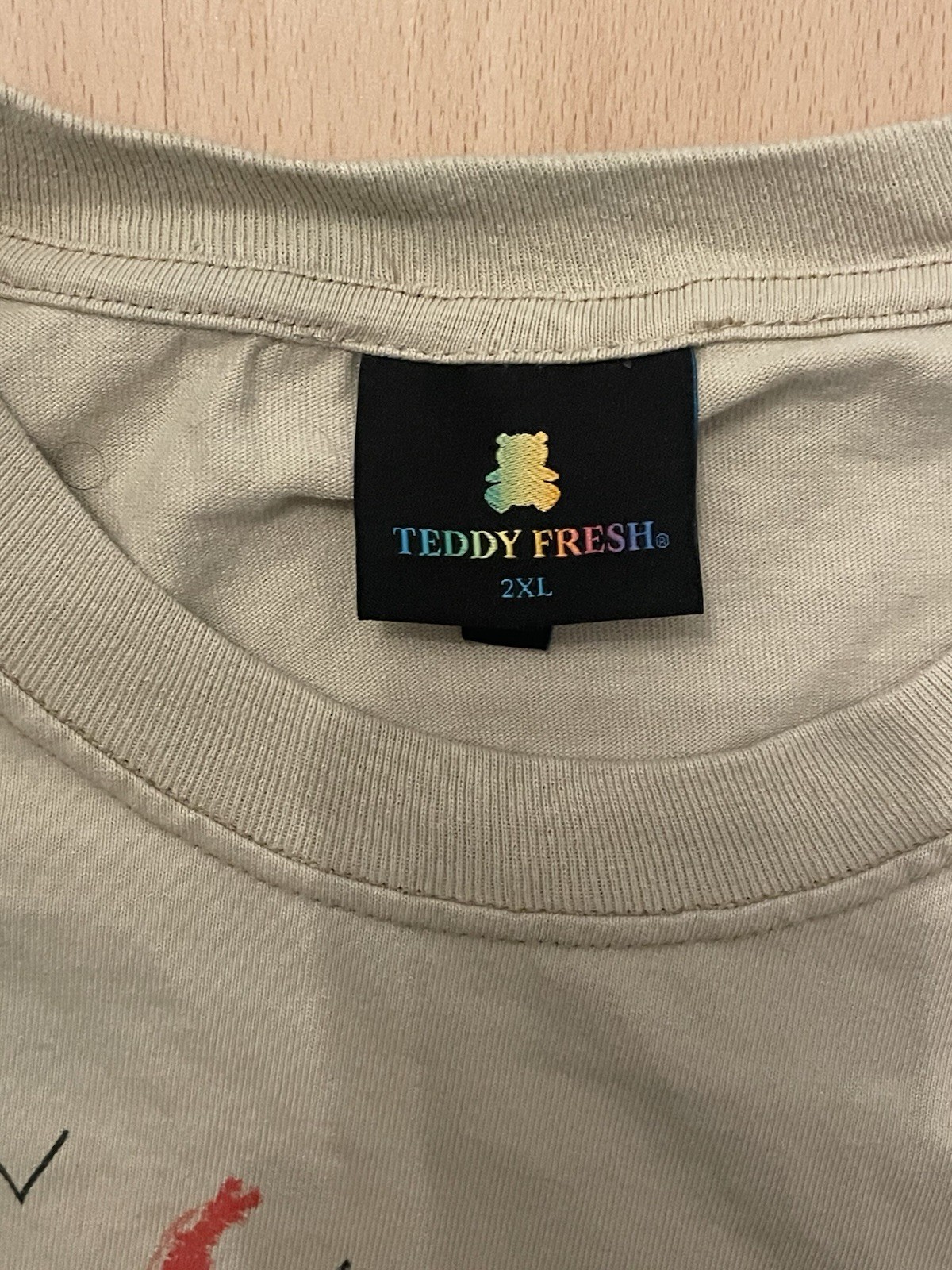 Teddy Fresh Elon Musk Is A Piece Of Sh*t Size 2XL XXL Tan T-Shirt 100% Cotton