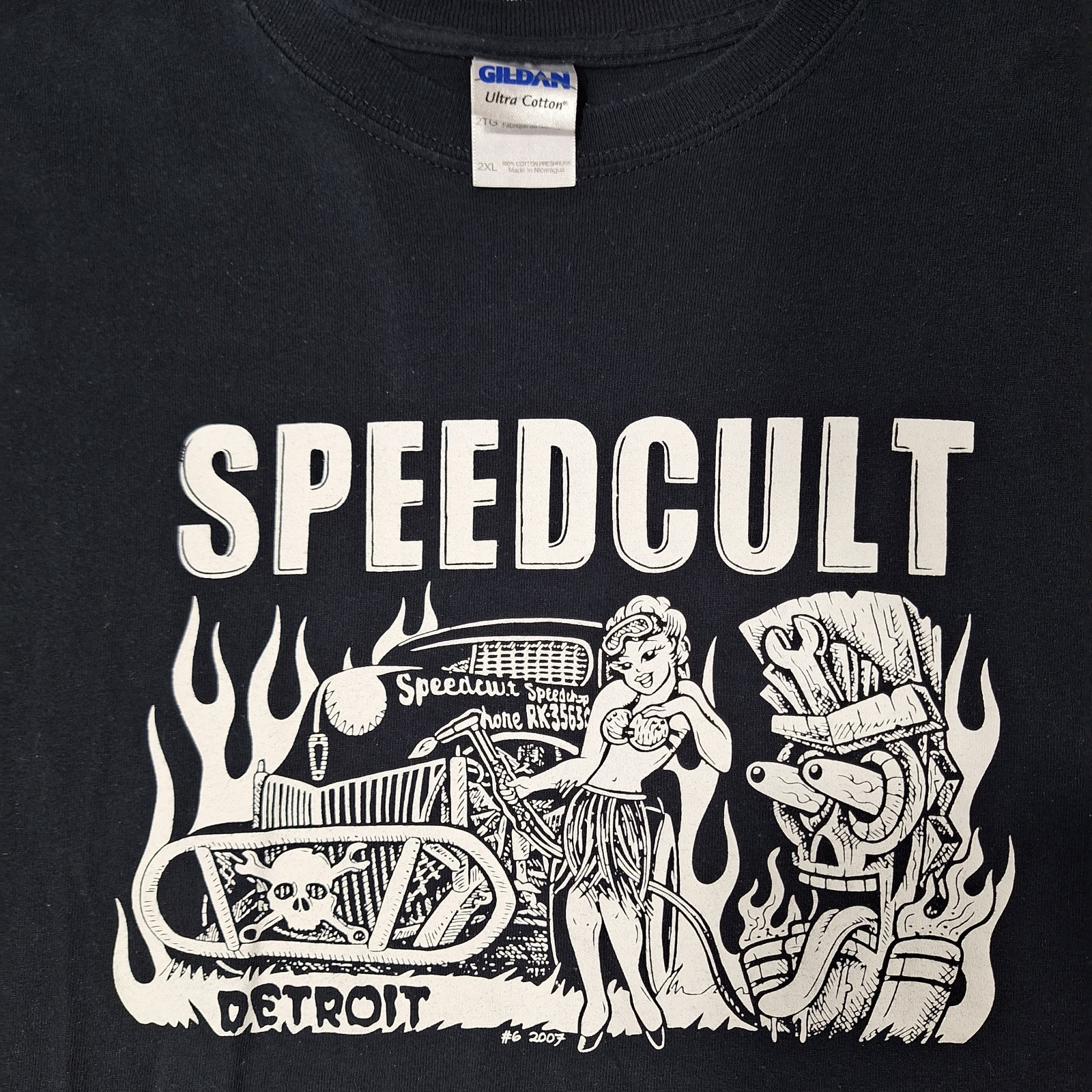 speedcult Detroit ‘Variation – Men’s, Used Black, 2XL Tee Shirt