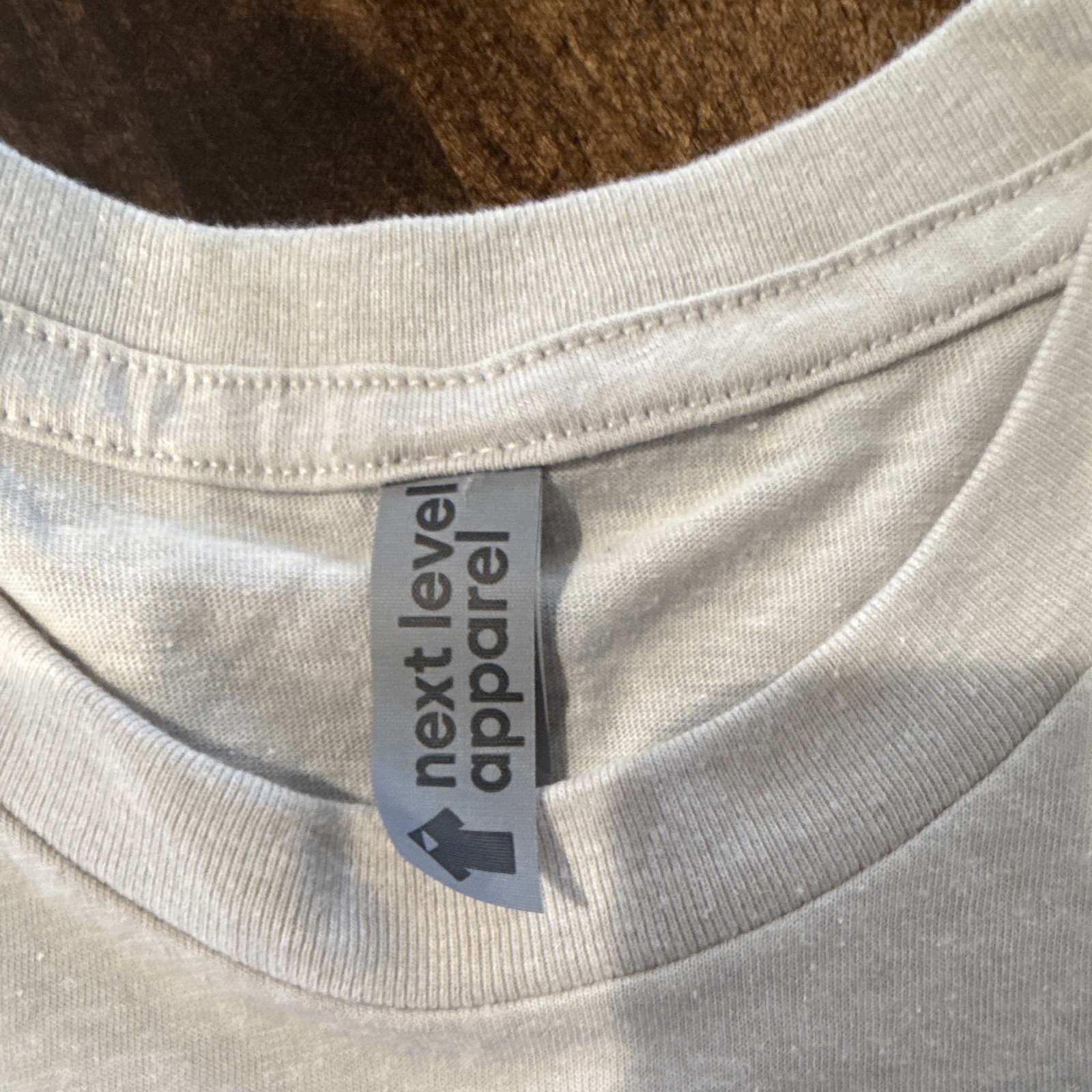 Next Level Apparel Men’s White Colorado Graphic Logo Knit Crew Neck T-Shirt S