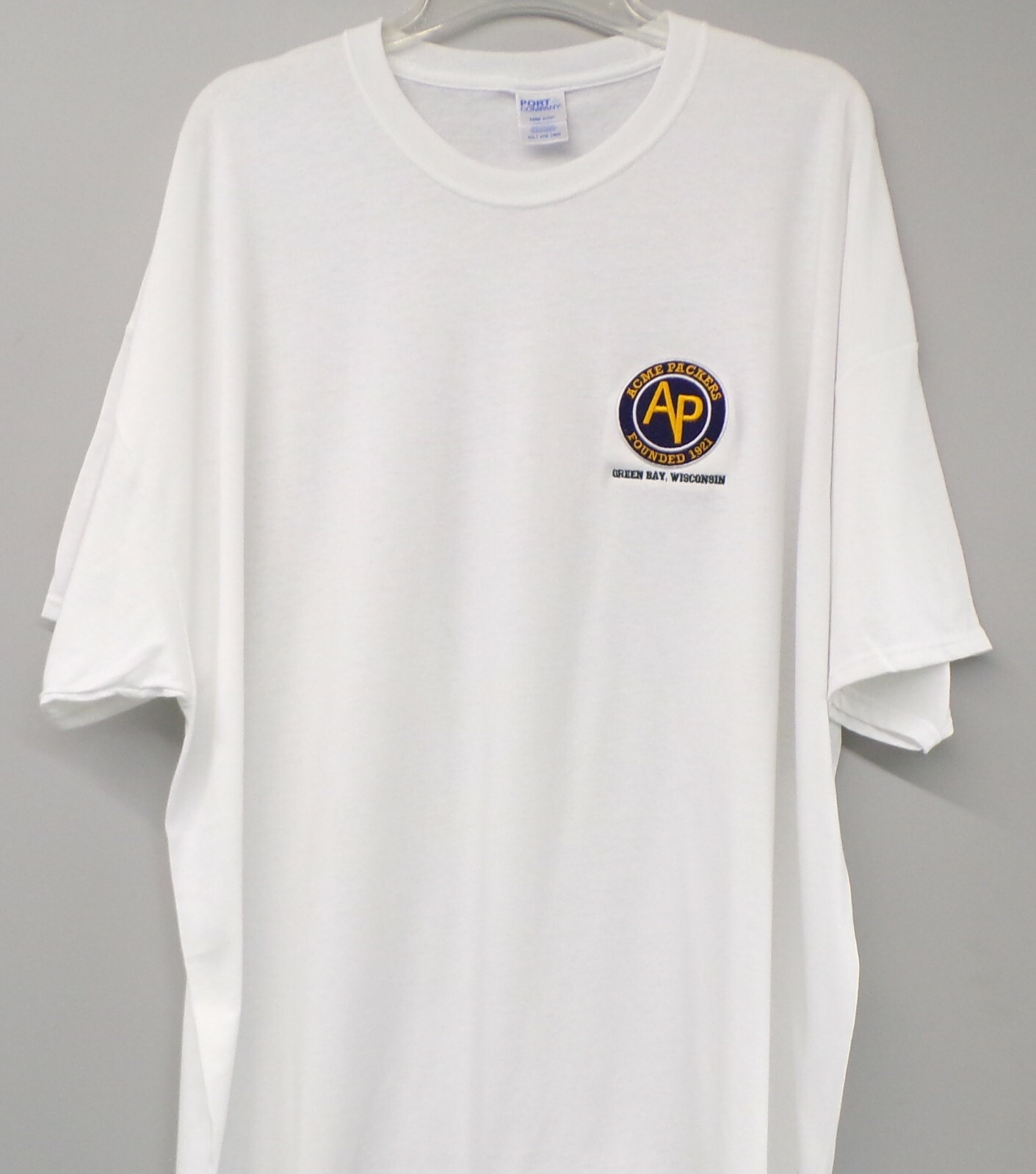 Acme Packers NFL Football Green Bay Embroidered T-Shirt S-6XL, LT-4XLT New