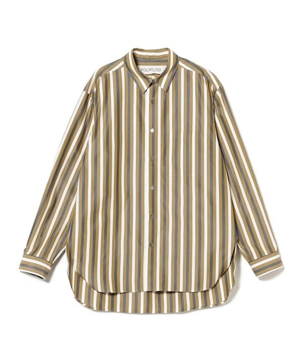 (ASK availability First) BEAMS POLYPLOID Cotton broadcloth regular shirt New