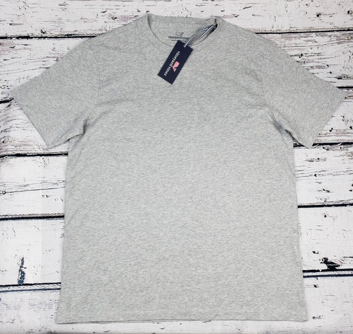 Men’s Vineyard Vines Gray Short Sleeve T-Shirt Size Small (S) – New With Tags