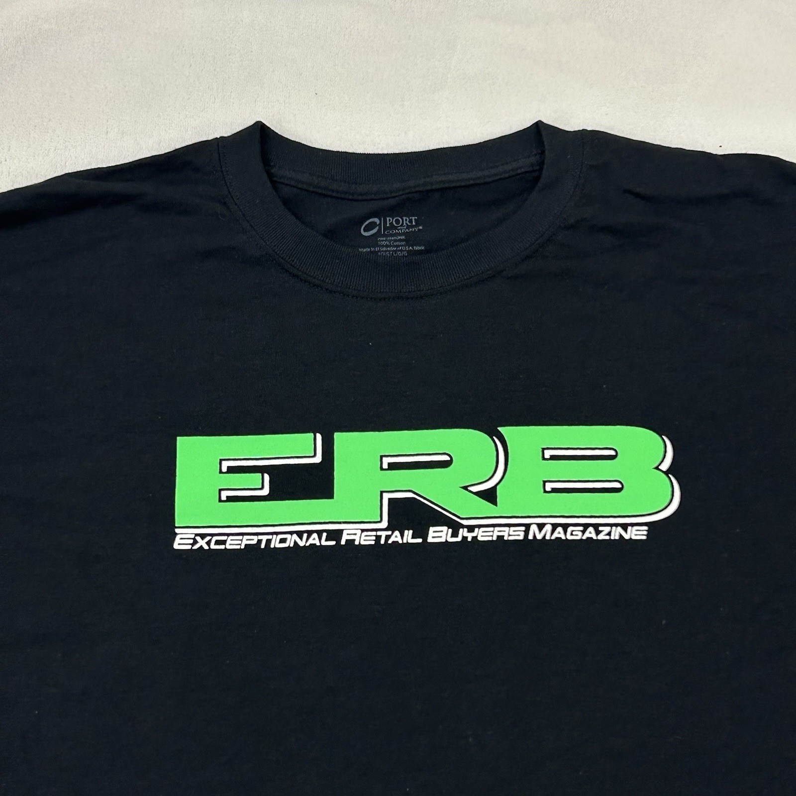 ERB Exceptional Retail Buyer’s Magazine Graphic Logo Short Sleeve T-Shirt Mens L