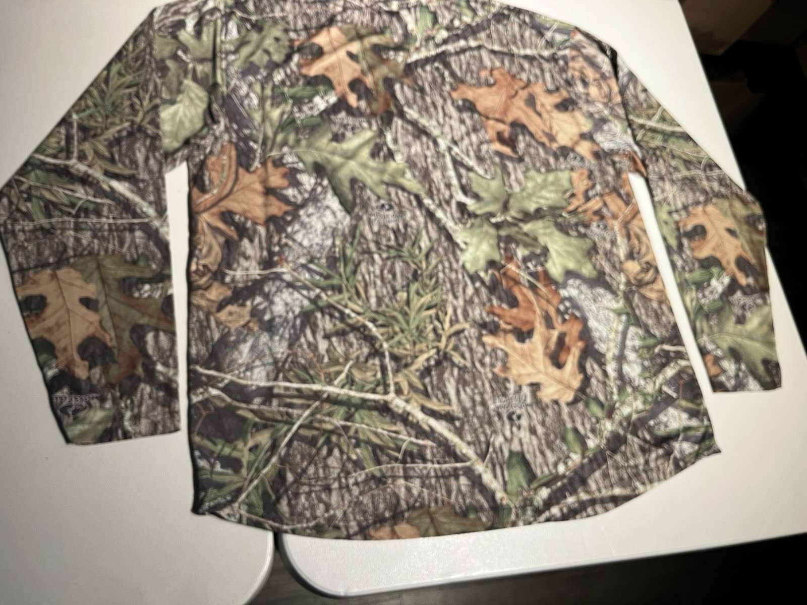 Ol Tom hirt Men’s XL Mossy Oak Turkey Gear Camo Hunting Performance Polyester