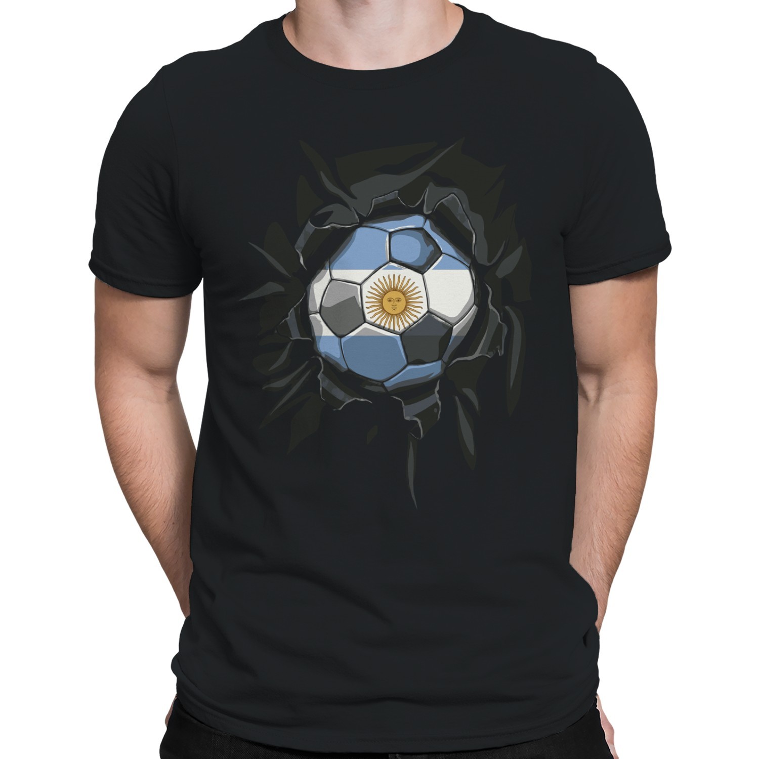 Argentina Soccer Breakout Men’s T-shirt