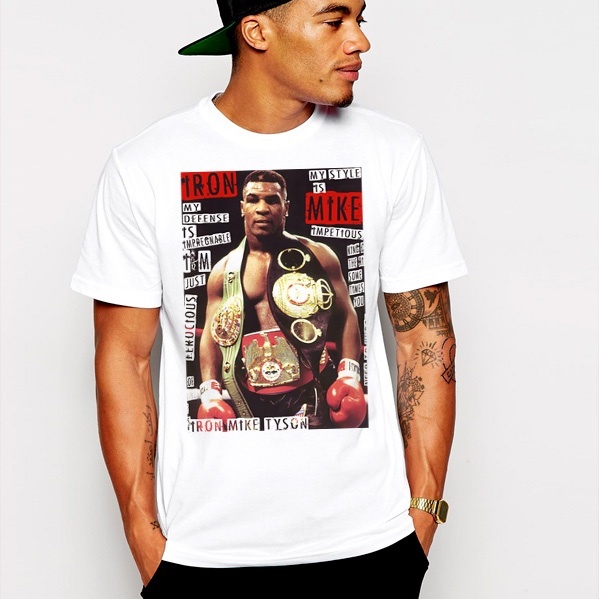 New Mike Tyson T-shirt, Boxing, SZ S-2XL, cotton, boxer, Iron Mike