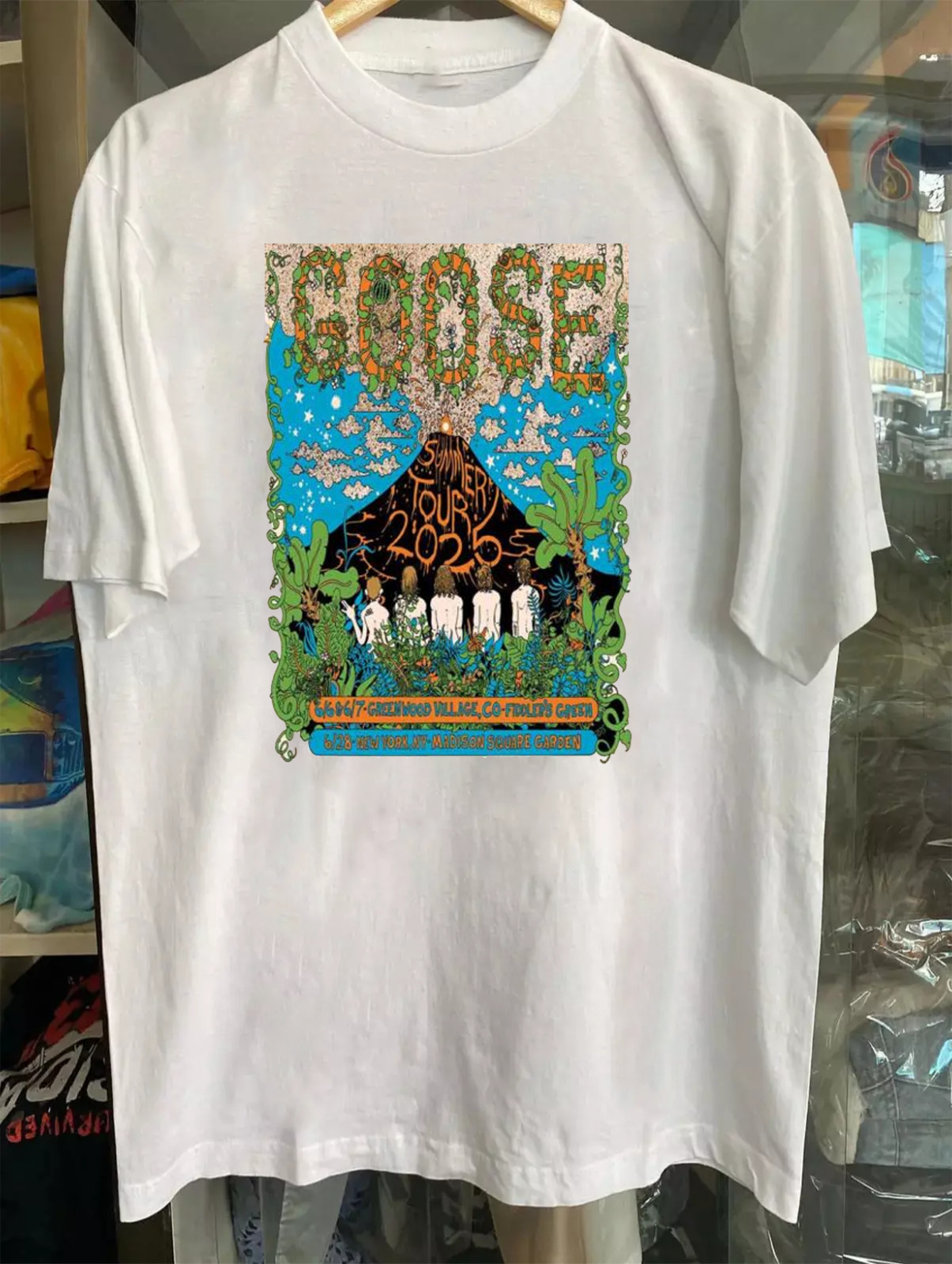 Goose The Band Summer Tour 2025 T Shirt Short Sleeve S-5XL UR953