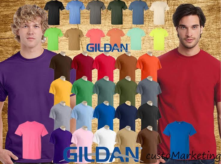 Gildan Men’s Heavy Cotton Plain Blank Short Sleeve T-Shirt All Colors 5000 S-3XL