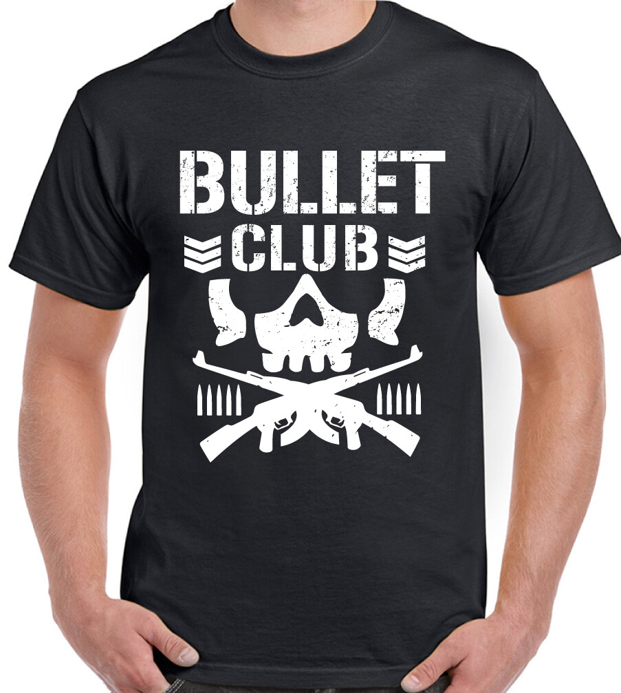 BULLET CLUB Wrestling T-Shirt 100% Cotton