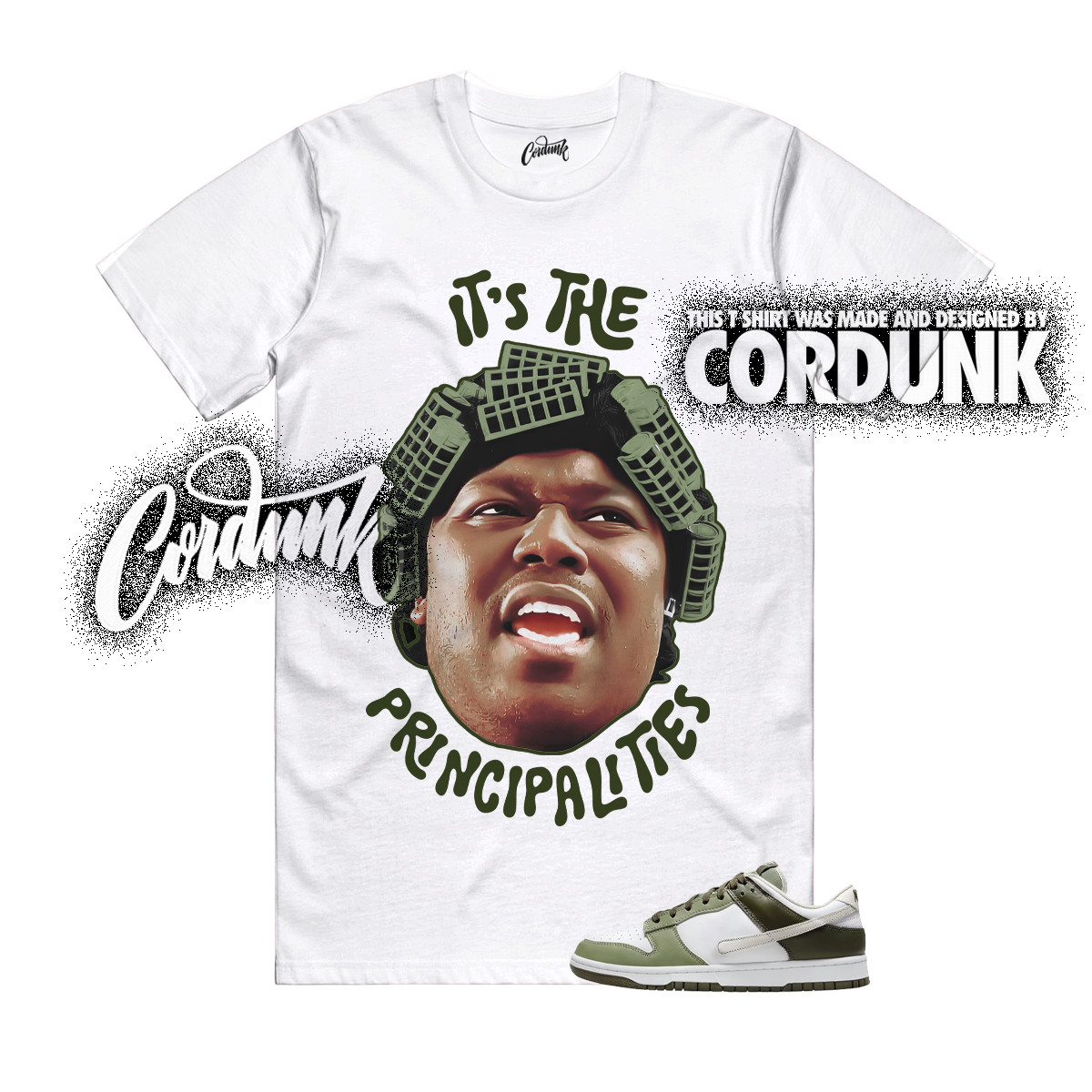 Dunk Oil Green Cargo Khaki Light Bone Olive Low T Shirt Match ITP
