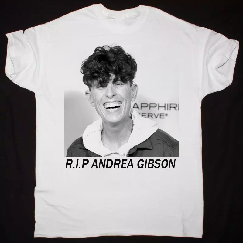 R.I.P Andrea Gibson 1975-2025 White Cotton Full Size Shirt PA013