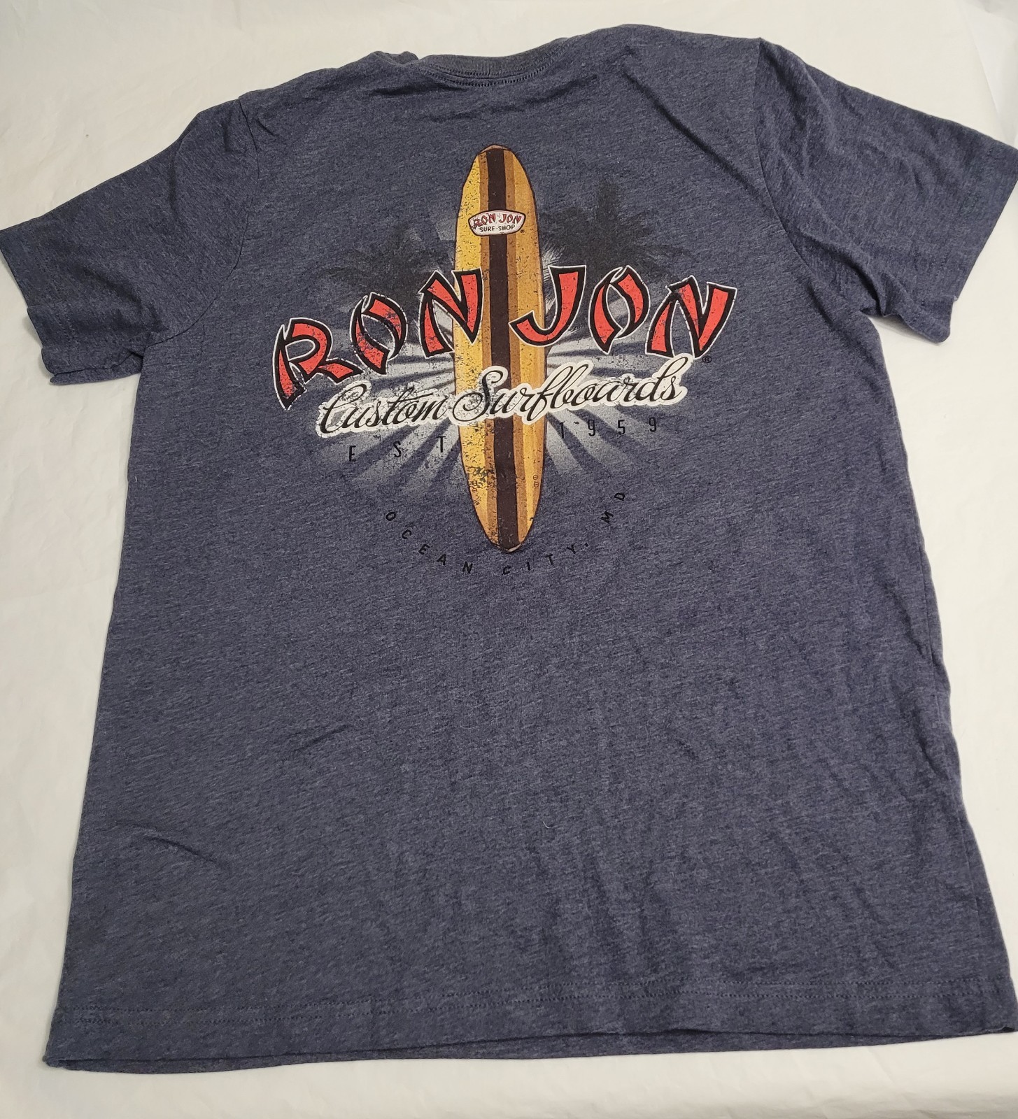 Ron Jon Ocean City MD Distressed New Longboard T-shirt Mens Medium