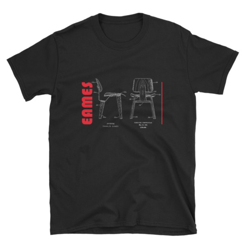 Eames LCW design sketch – limited edition original design t-shirt