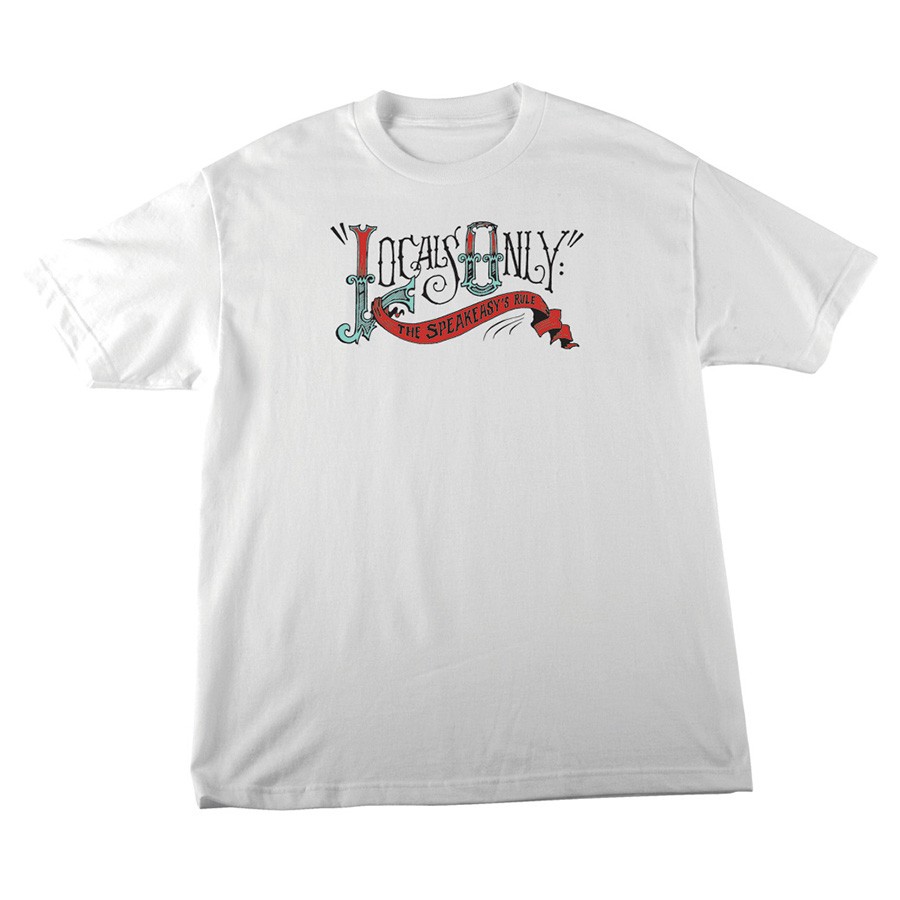 Rome Speak Easy S/S T-Shirt Tee Men’s Large White