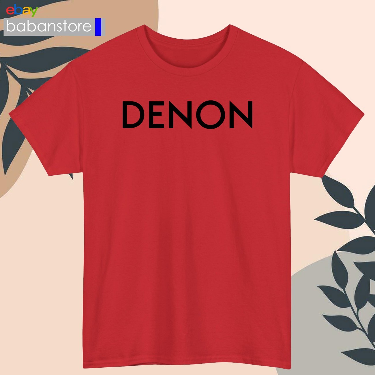 Denon Component System Logo Black/White/Grey/Navy/Red/Light Blue T-Shirt S-5XL