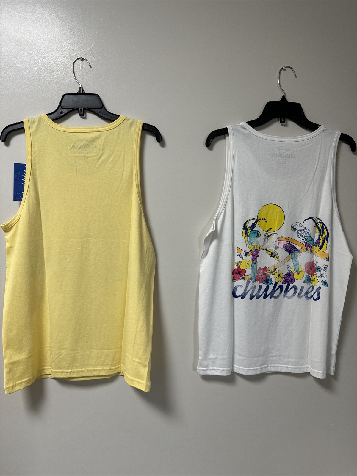 NWT Chubbies 2 Tank Tops Medium