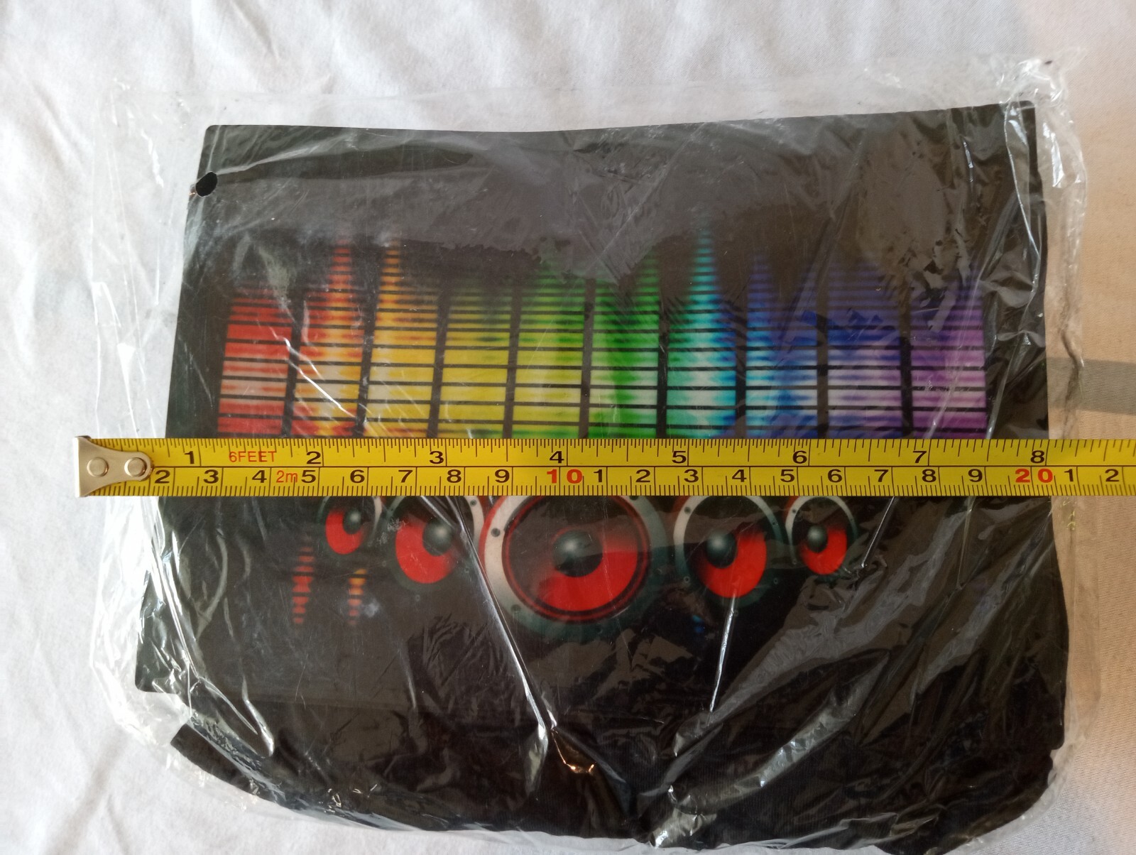 SOUND MUSIC Activated LED LIGHT UP FLASHING DJ PARTY DANCE Concert T-SHIRT 2XL