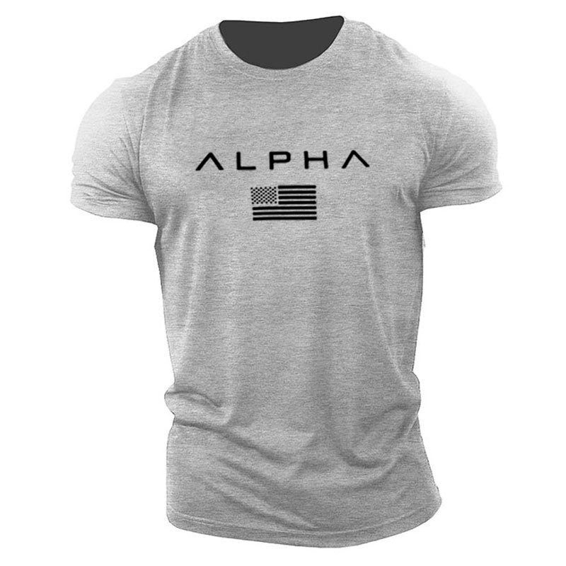 Men’s Workout Crew Neck Tee T Shirts Short Sleeve Gym Bodybuilding Muscle Shirts