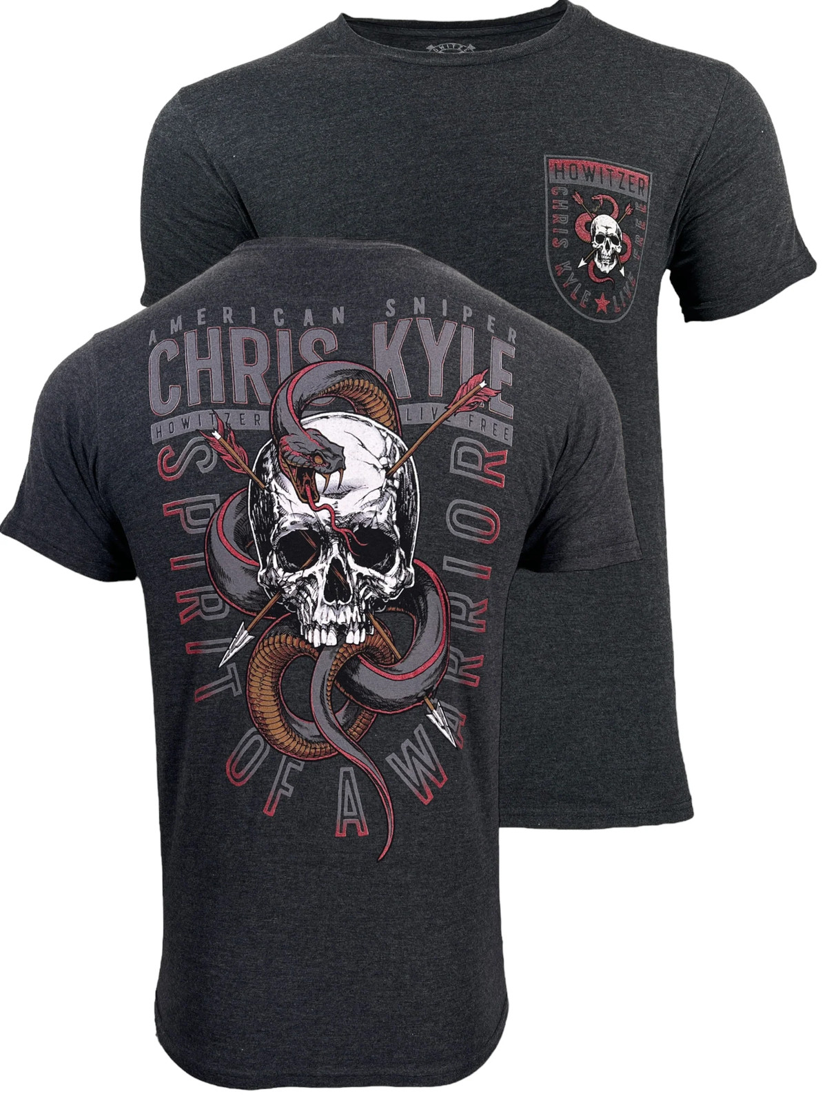 Howitzer Style Men’s T-Shirt Chris Kyle Insignia Military Grunt MFG