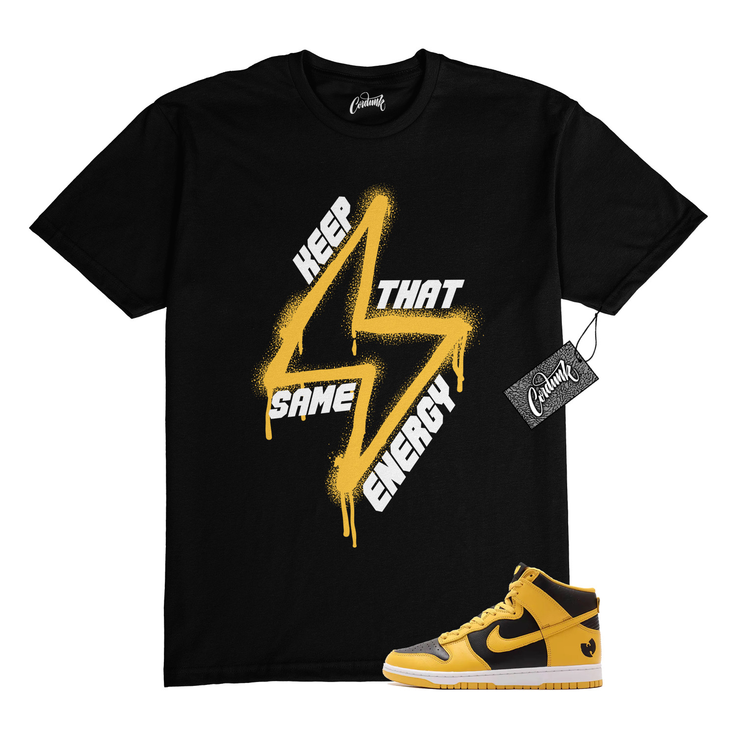 Dunk Tang Pollen Yellow Gold Black White High 2024 T Shirt to Match SAME