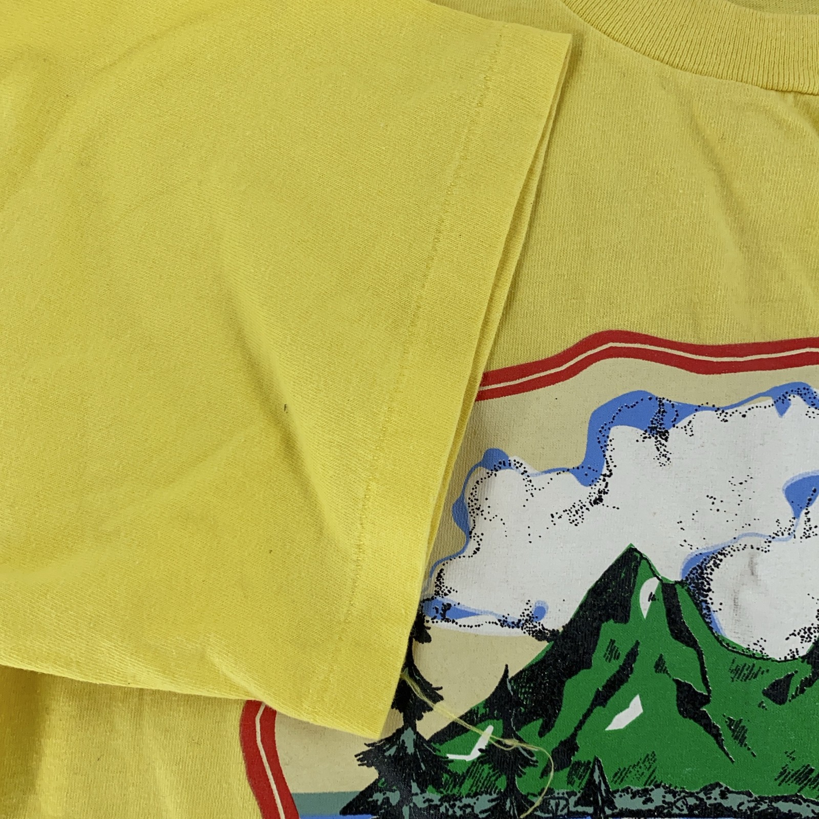 Vintage Duck Head Shirt Mens Medium Road Trip Graphic Outdoor Made USA 90s