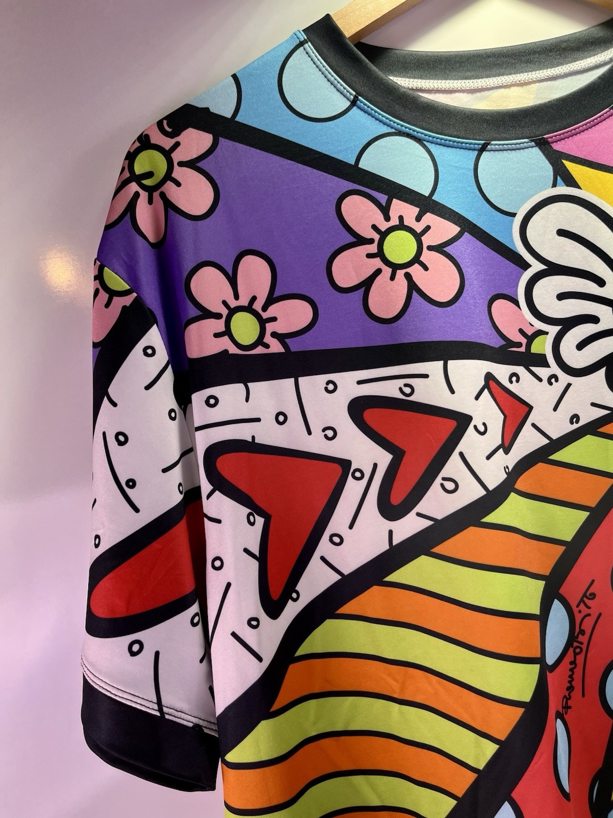Carnival By Britto Multicolored Men’s Shirt Size L Colorful Artistic Design