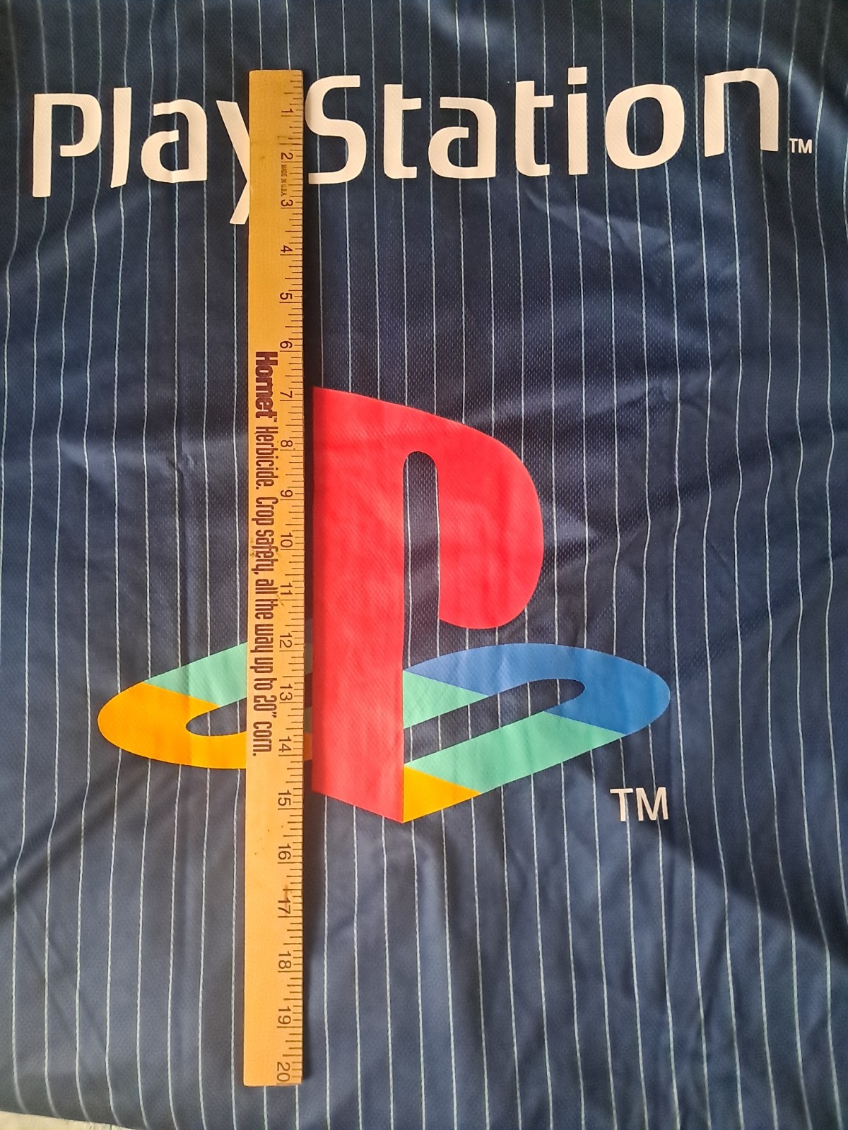 PlayStation Katakana Kanji Baseball Jersey NWT Official License Pinstripe 2 XL