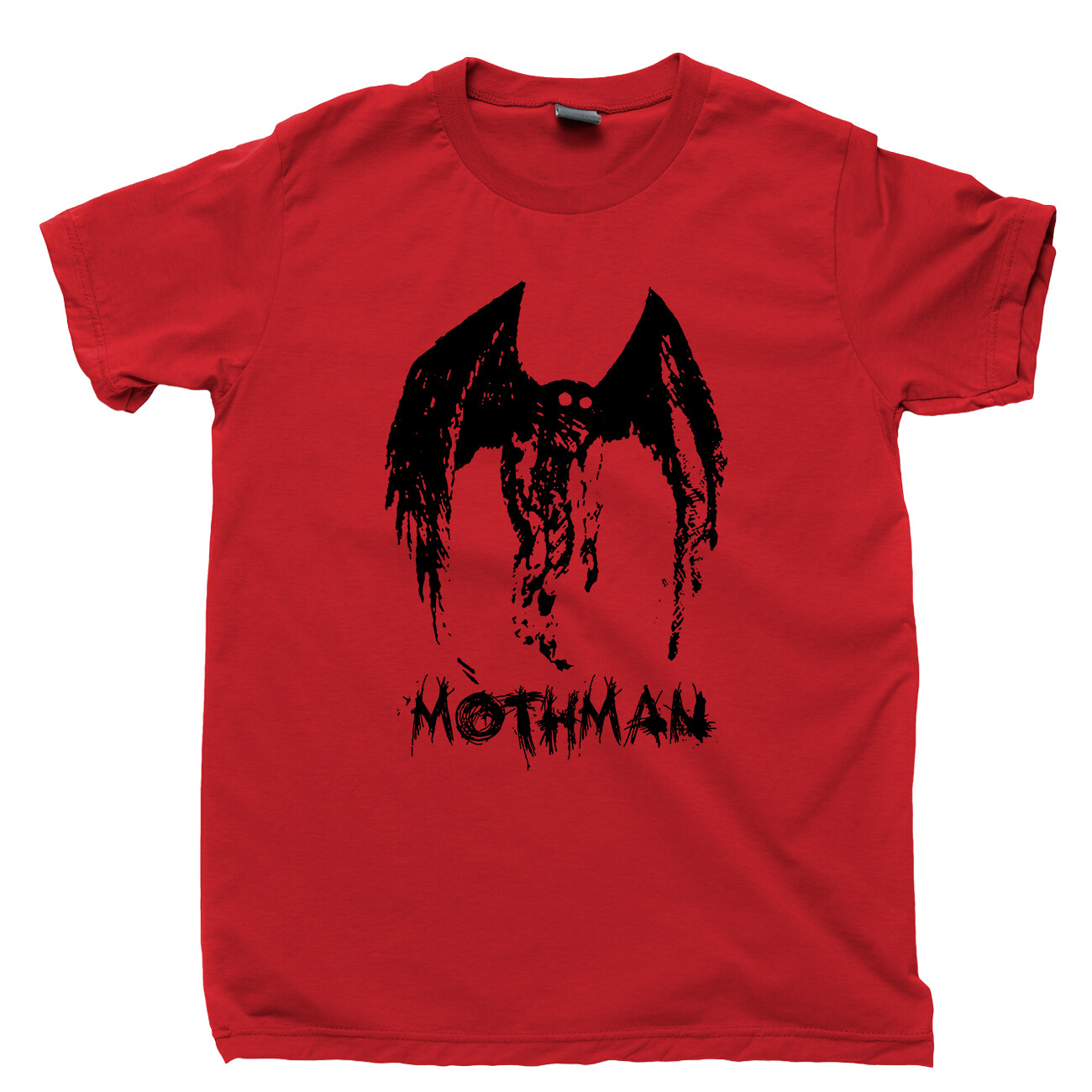 Mothman T Shirt UFO Alien Monster Jackalope Bigfoot Sighting Cryptid Hunter Tee