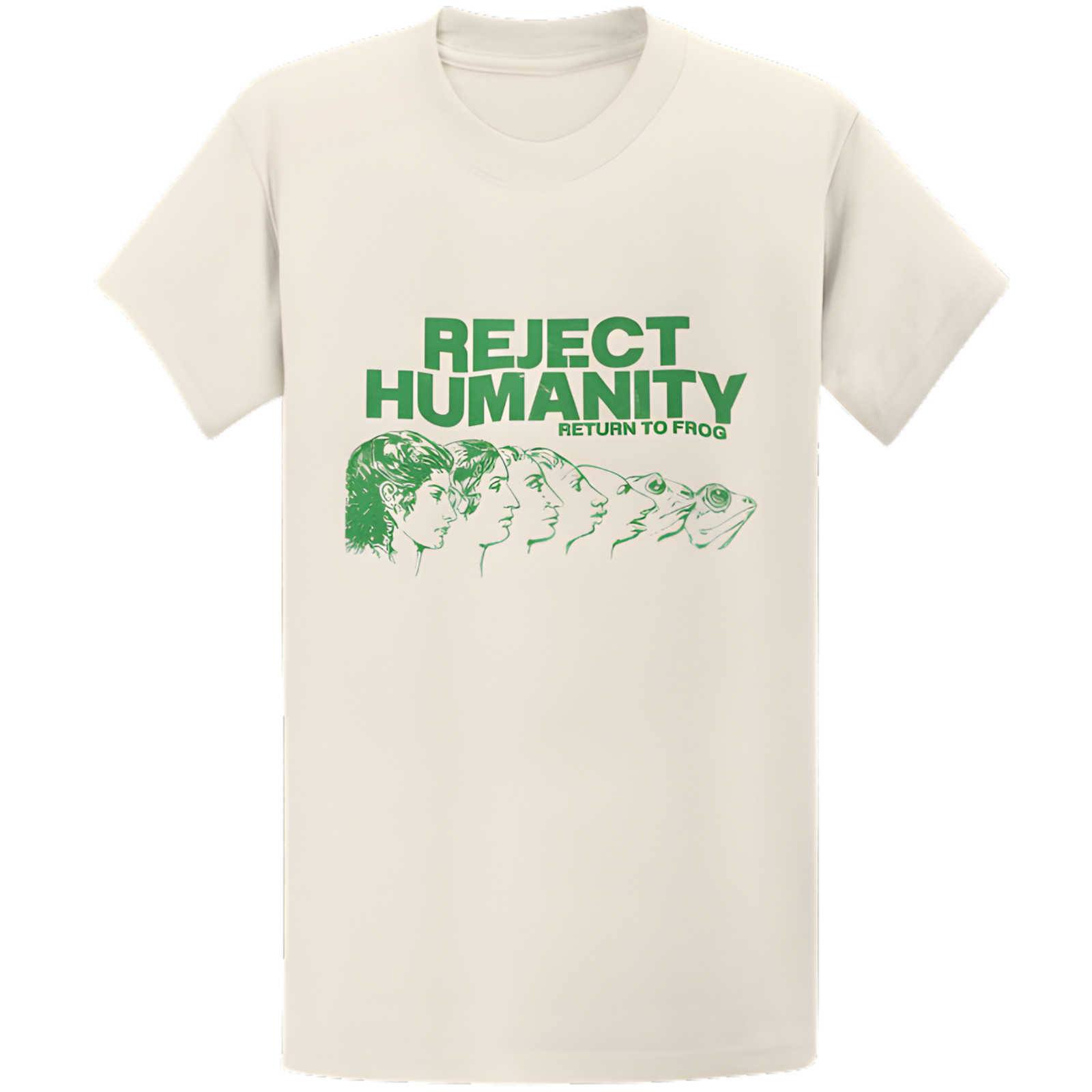 Gildan 5000 Reject Humanity Become Frog T-Shirt – Funny Weirdcore Meme Gift Tee