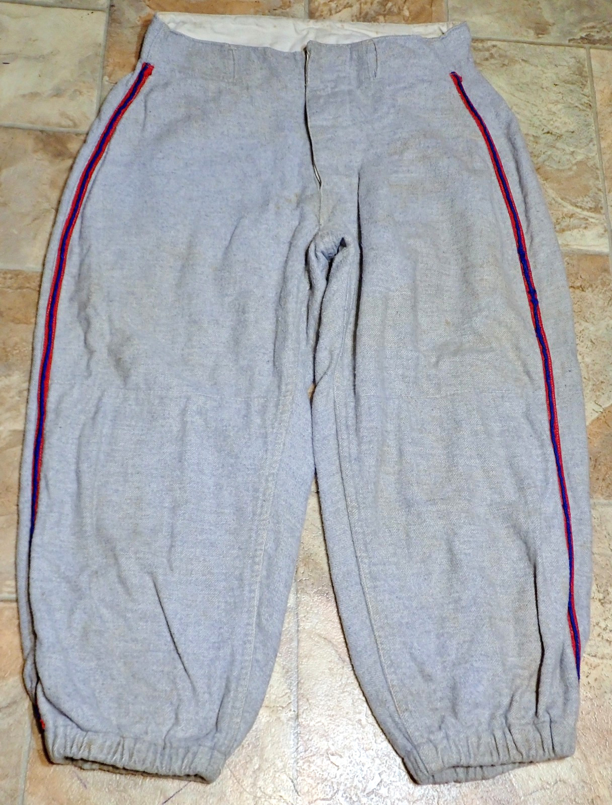 Rare Vintage 1930s 40s Baseball Flannel Jersey Antique Uniform Set Shirt Pants