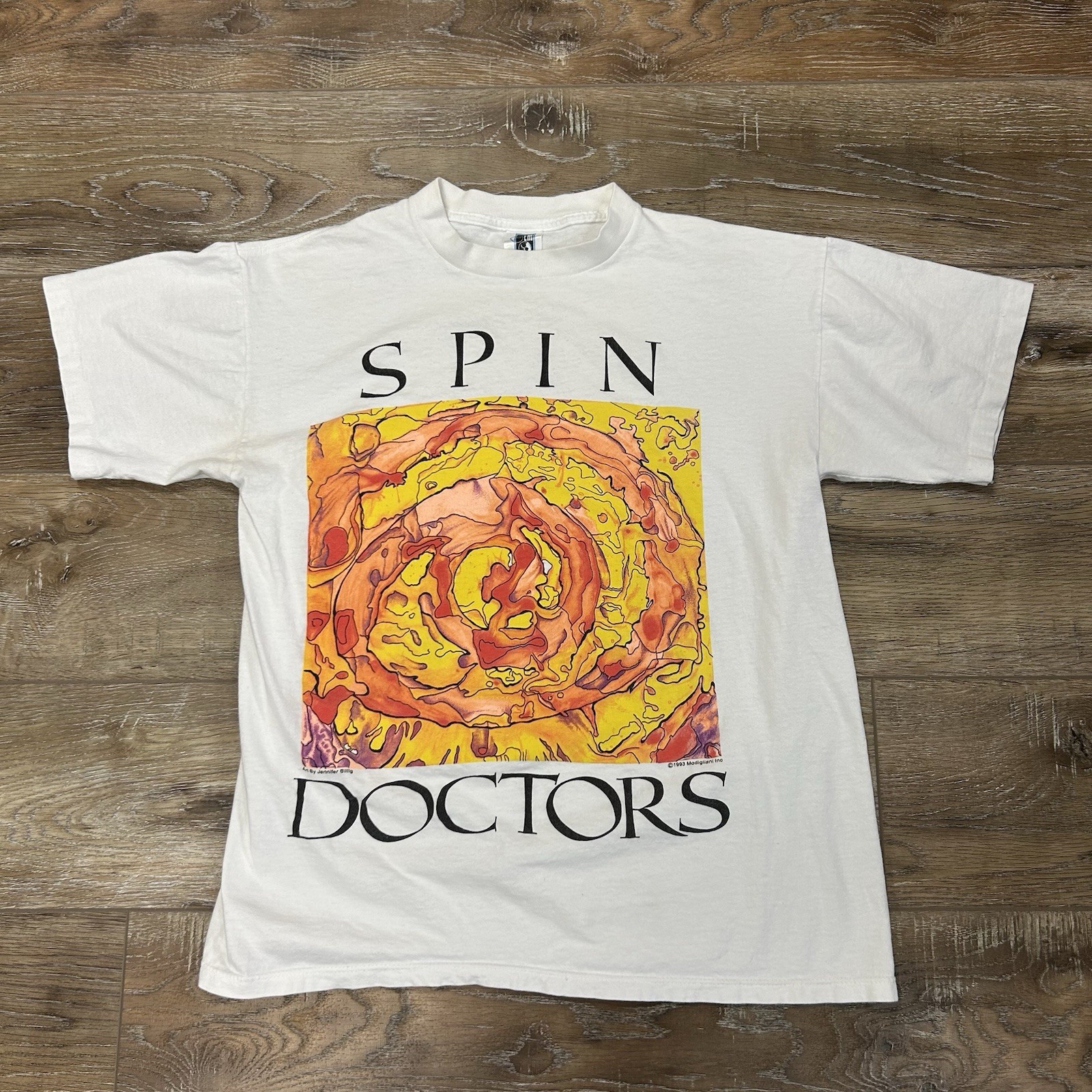 1993 Vintage Spin Doctor Summer Tour Shirt Size L GEM Tag Single Stitch USA