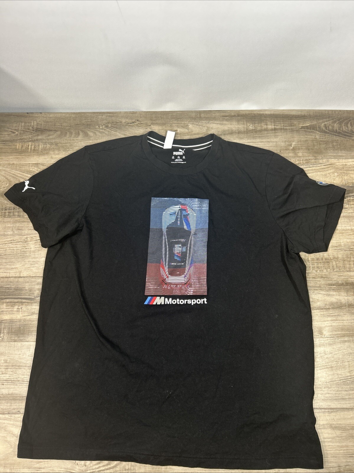 RARE BMW Motorsport MMS Graphic XXL Tee Black Puma