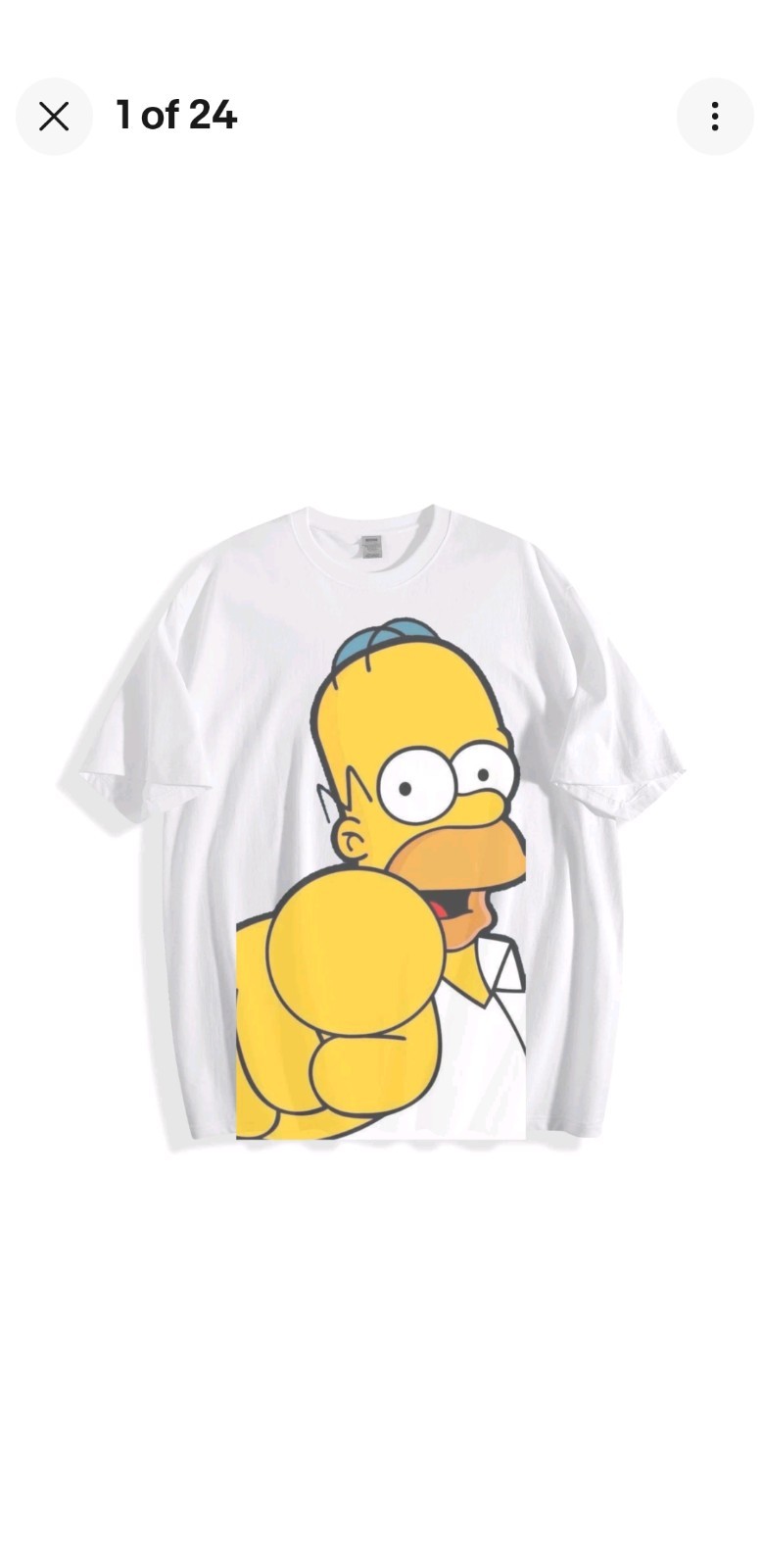 Homer Simpson Patriotic T-Shirt – Stars & Stripes Cartoon Unisex Tee