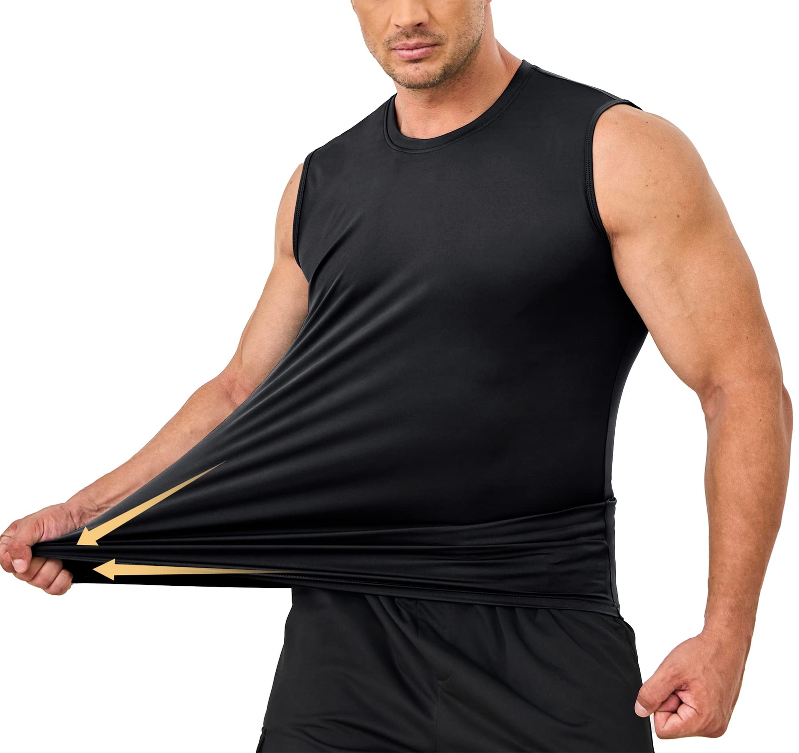 Men’s Sleeveless Tank Tops Muscel Tee Gym Workout Summer Quick Dry Undershirts