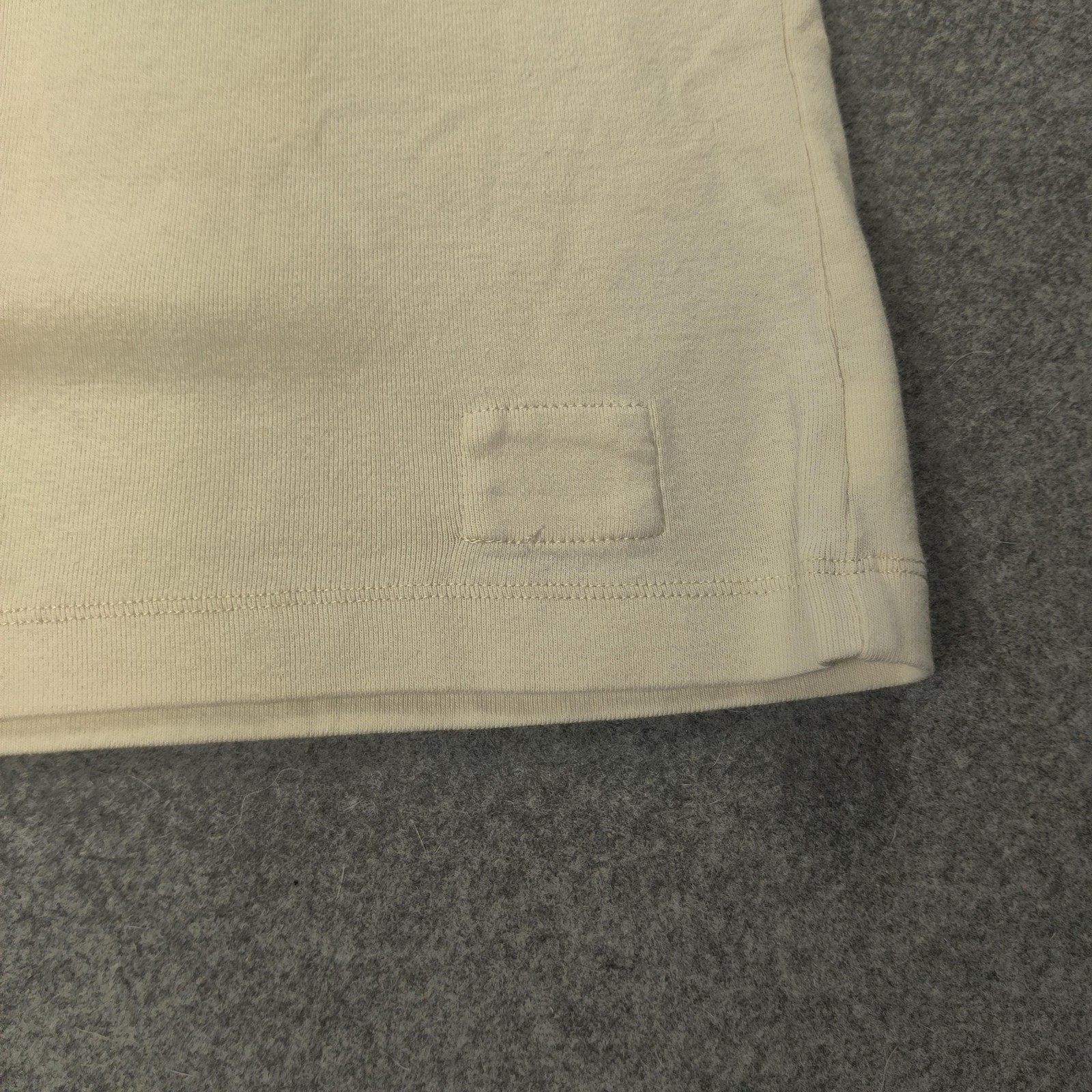 Vintage Gap Shirt Men Large Cream Colorblock Crewneck Contrasting Trim Retro