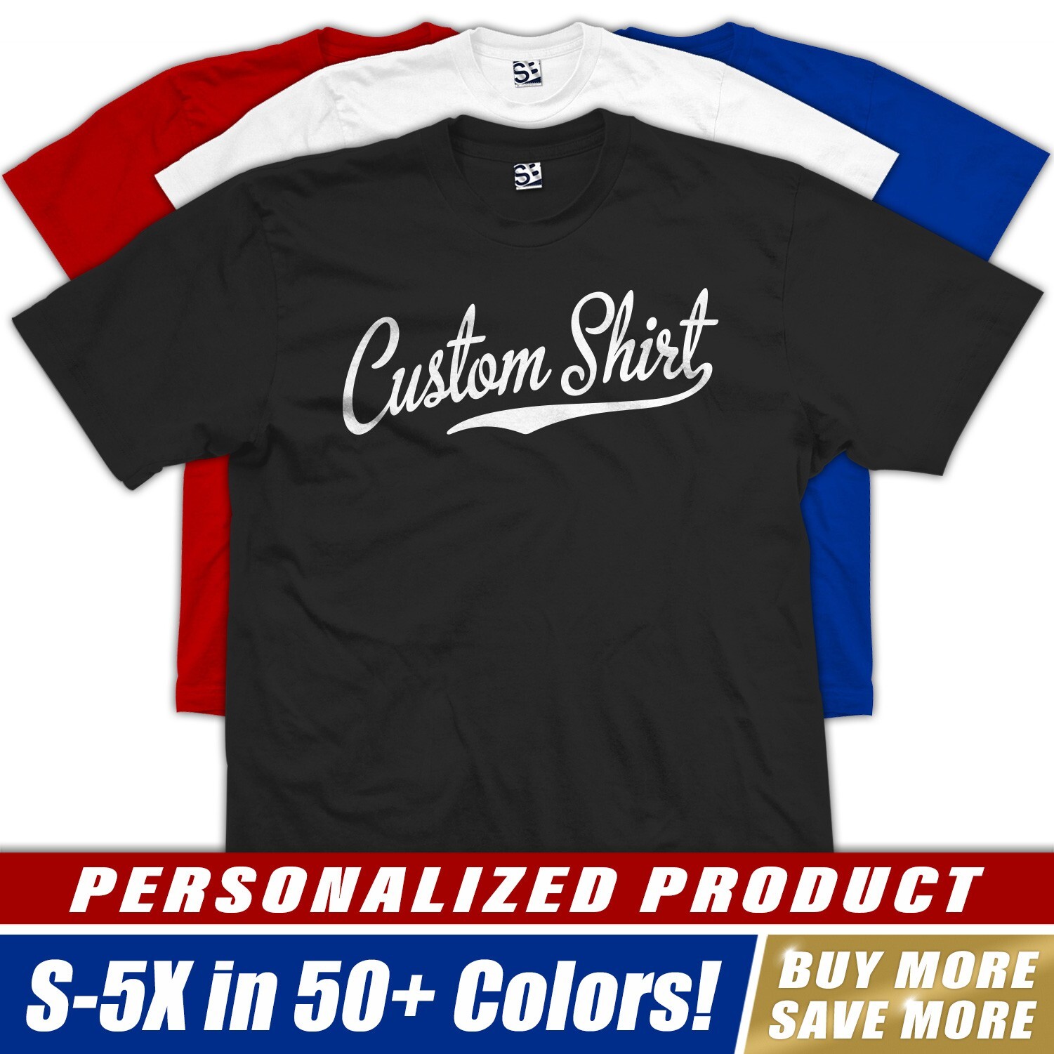 Custom Team Script T-Shirt | Personalized Sports Fan Baseball Spirit Wear Swoosh