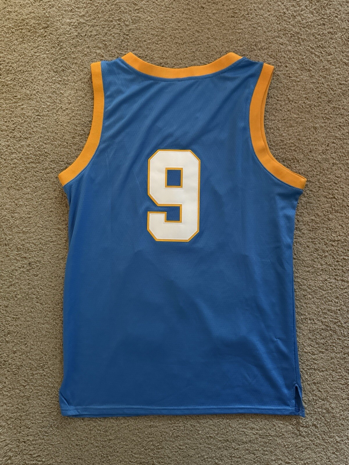 Custom Keith Haring Jersey Men’s Medium RARE 9 NYK Blue Basketball