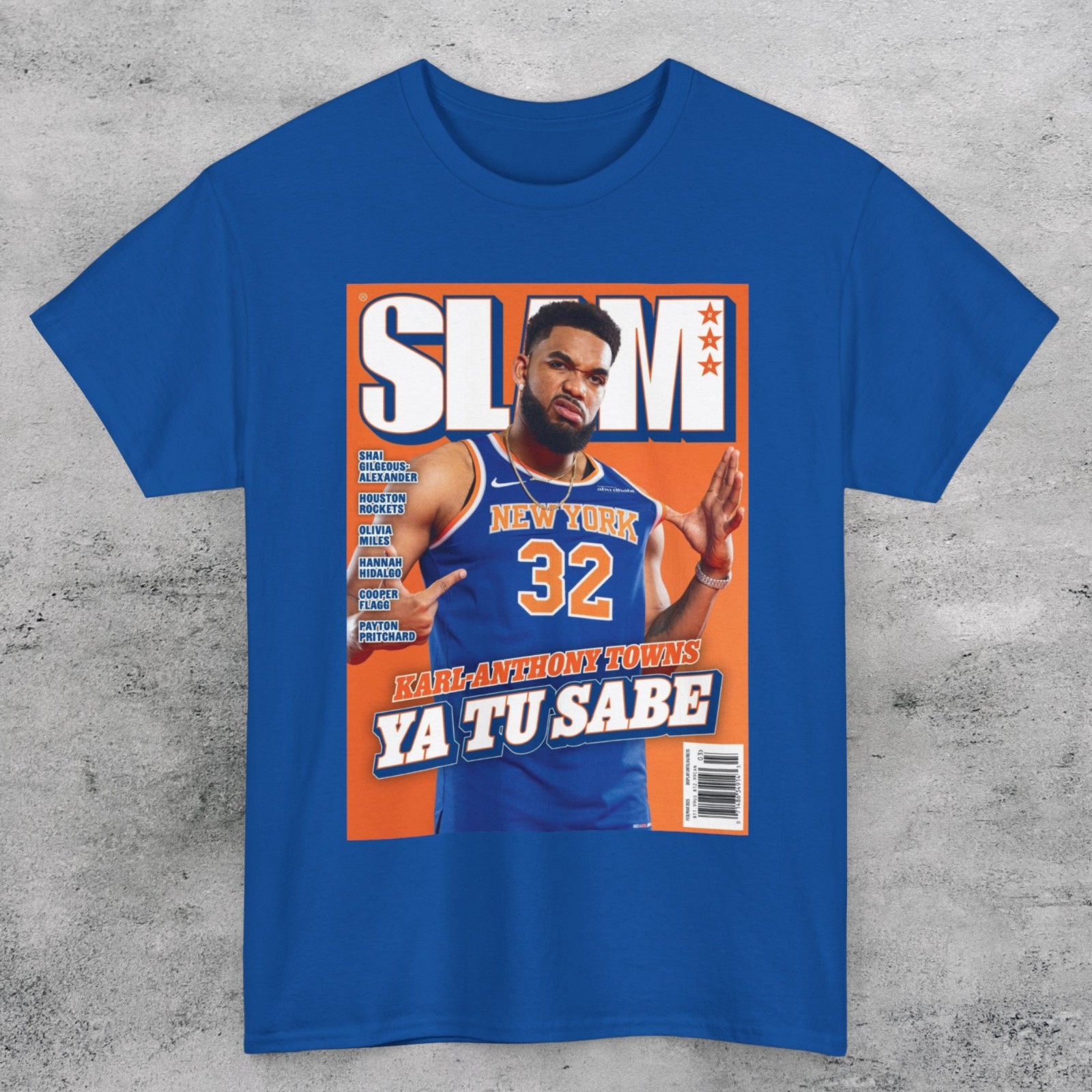 KARL ANTHONY TOWNS Knicks Slam Cover Unisex T Shirt