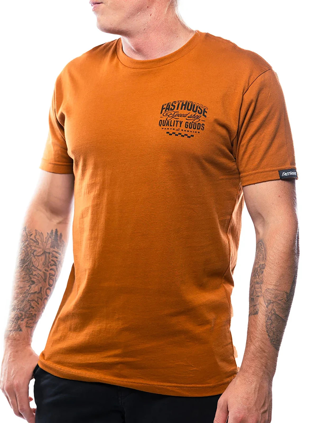 Fasthouse Men’s Virtue Short Sleeve Motocross T-shirt Speed Shop MX FMX Tee