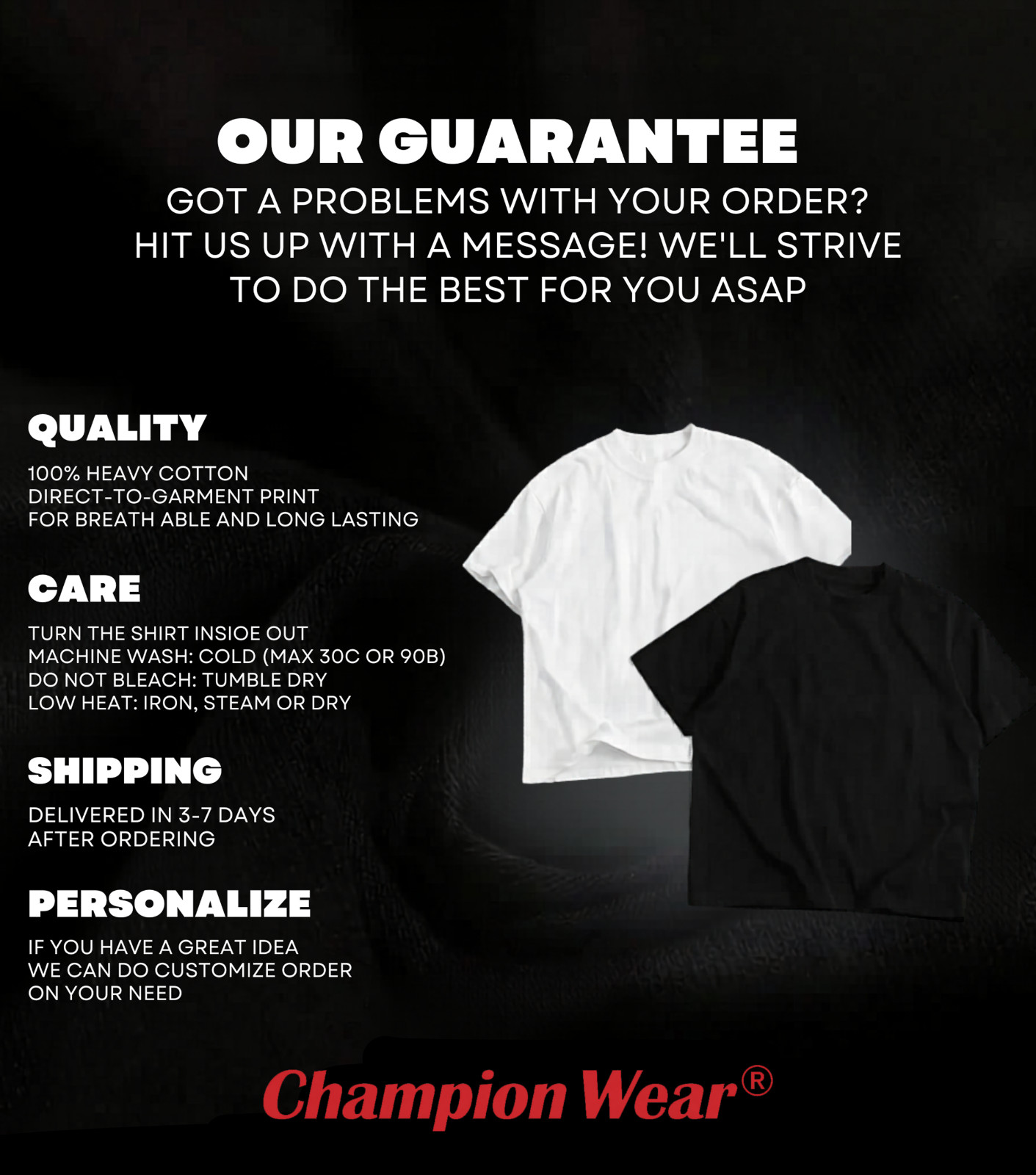 Champion Wear Ilia Topuria Lion Warrior Face Oversized T-Shirt Black