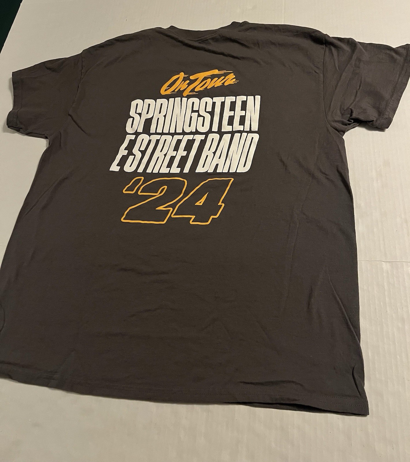 Bruce Springsteen 2024 Concert Tour E Street Band T-Shirt LARGE Music Rock Album