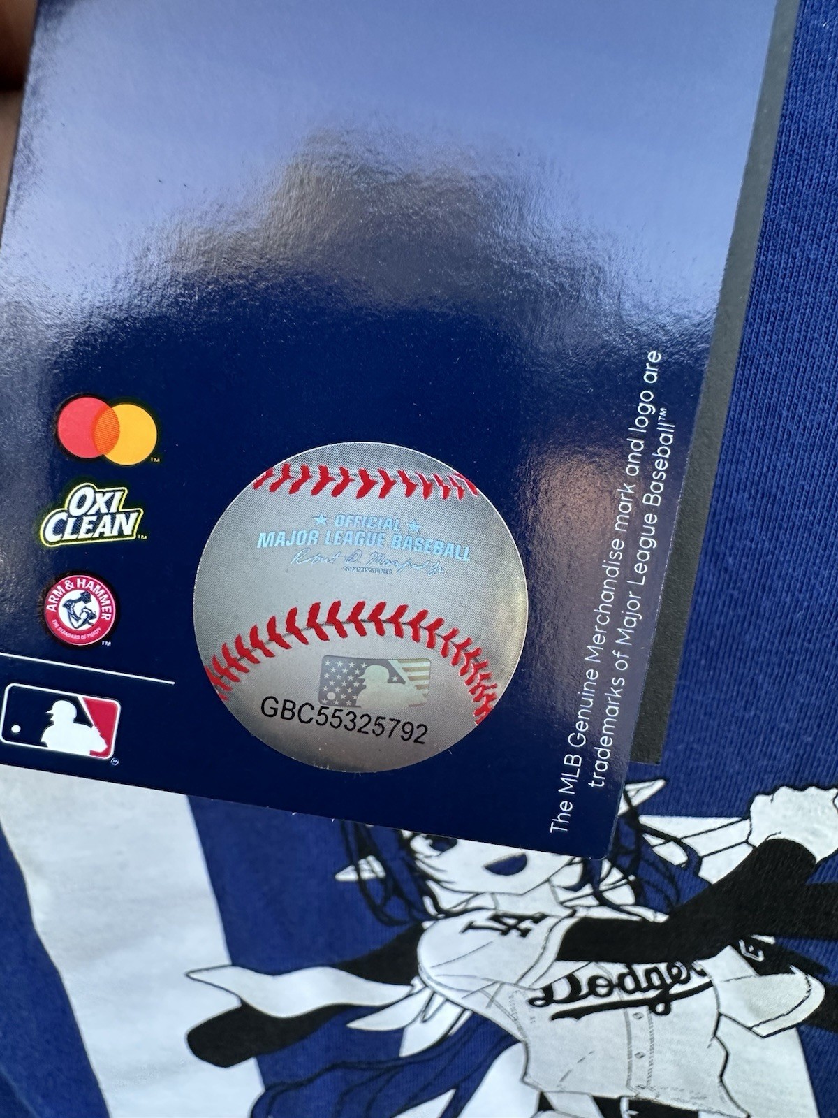 2025 Official Dodgers x Hololive T-Shirt IRyS Size XL