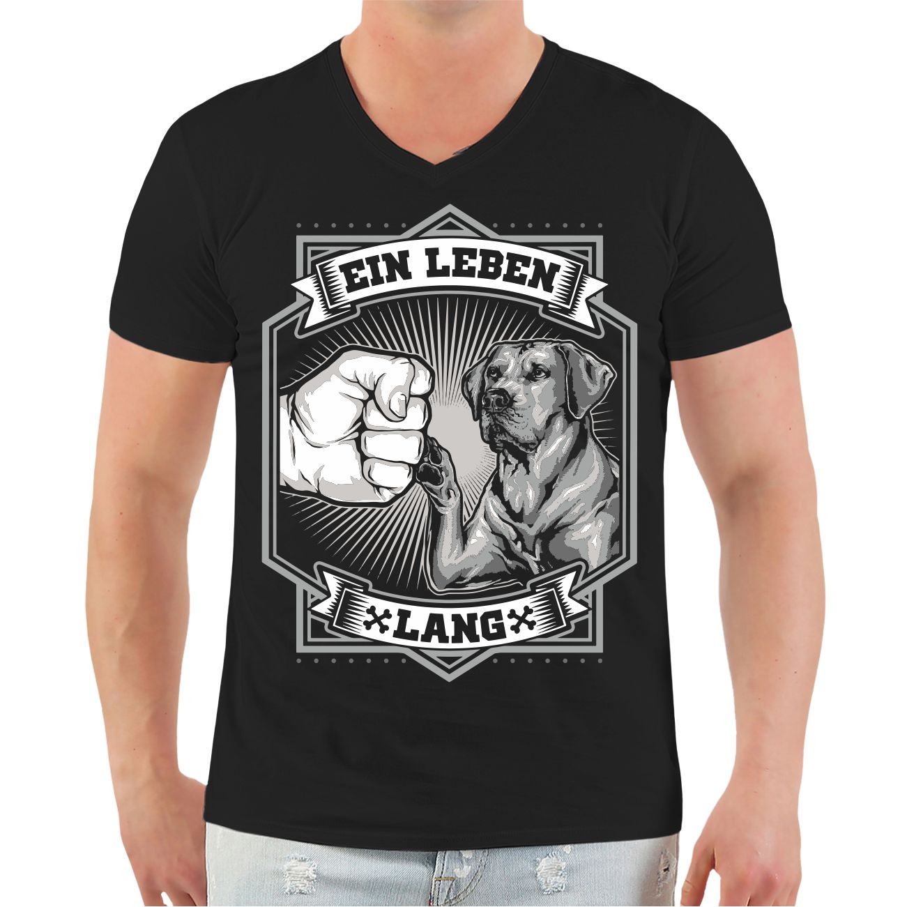 Rhodesian Ridgeback Black T Shirt Size S M L XL XXL 3XL 4XL 5XL 6XL 7XL 8XL