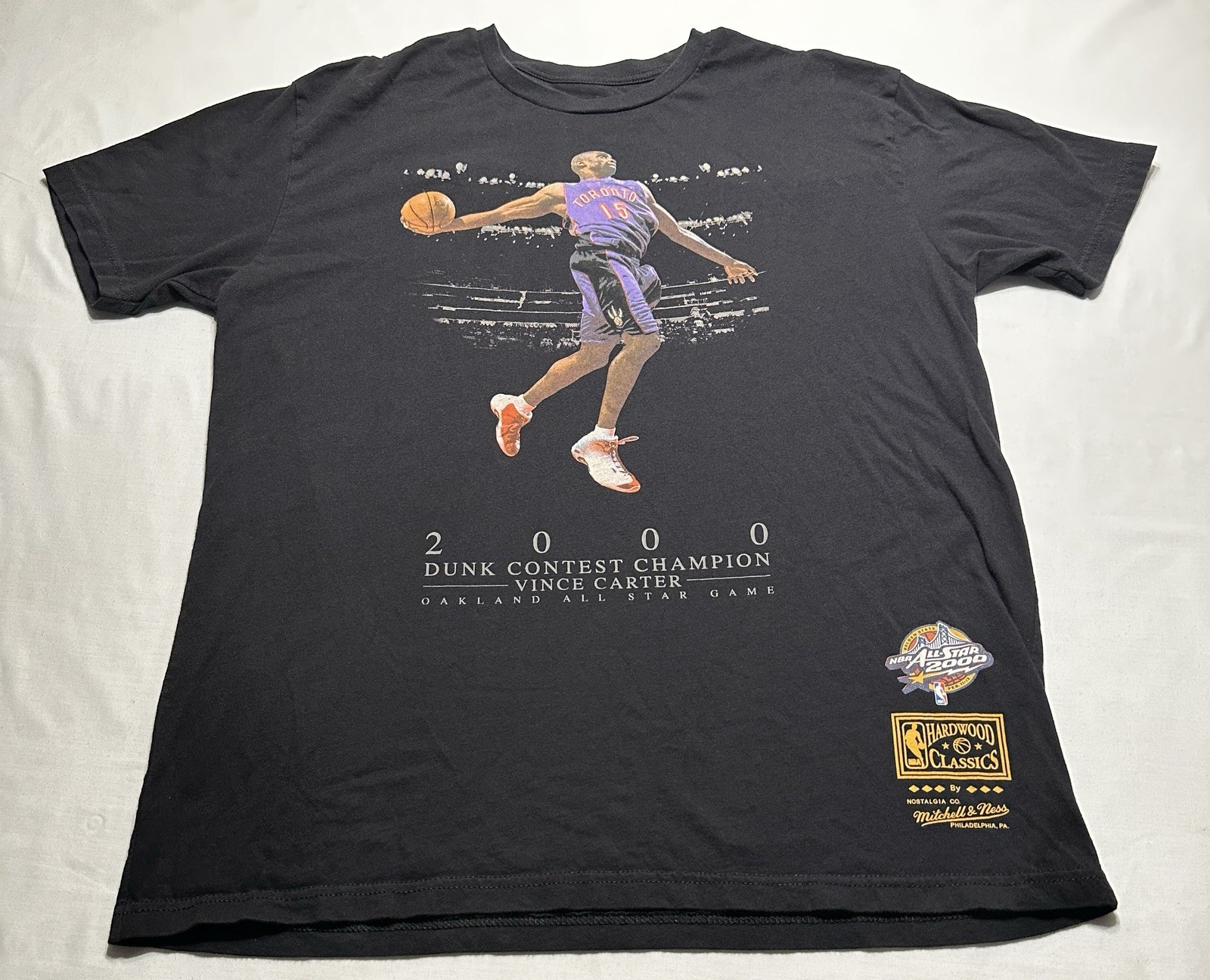 Vince Carter Mitchell & Ness NBA Slam Dunk Contest Champion 2000 Shirt Men’s XL