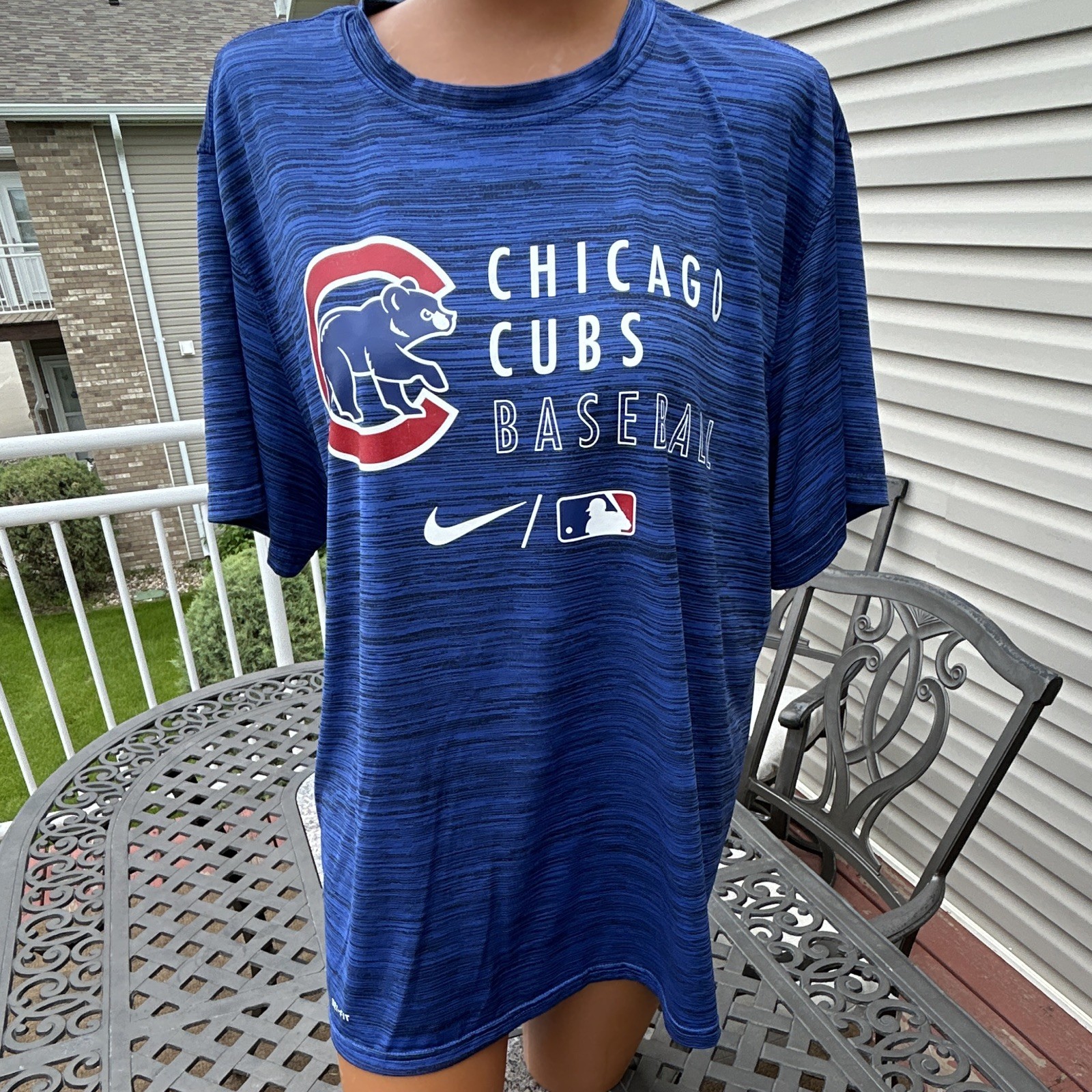 Nike Chicago Cubs MLB Dri-FIT T-Shirt Men’s Size XLarge Baseball