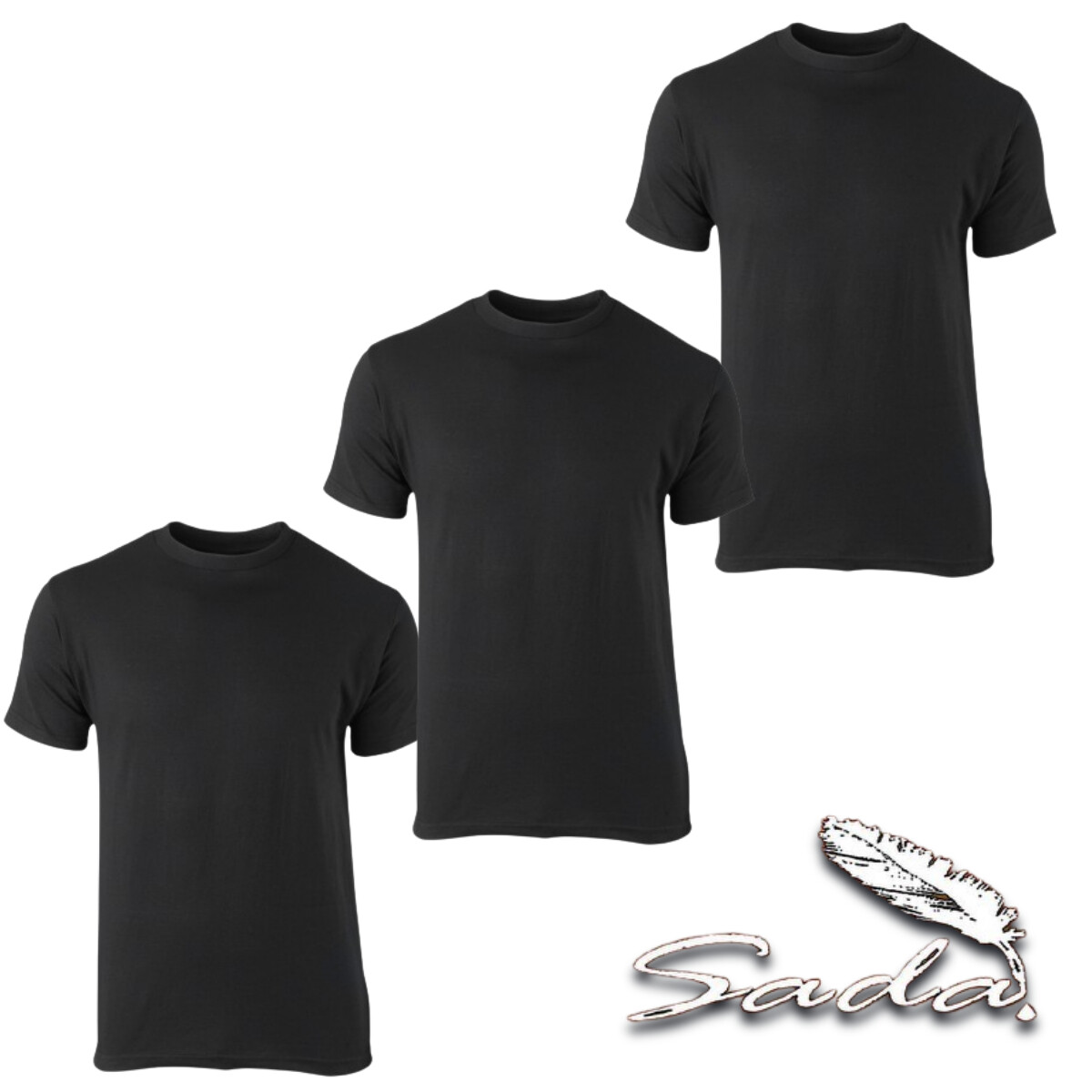 Sada Crew-Neck T-shirt Short-sleeve (3pc)