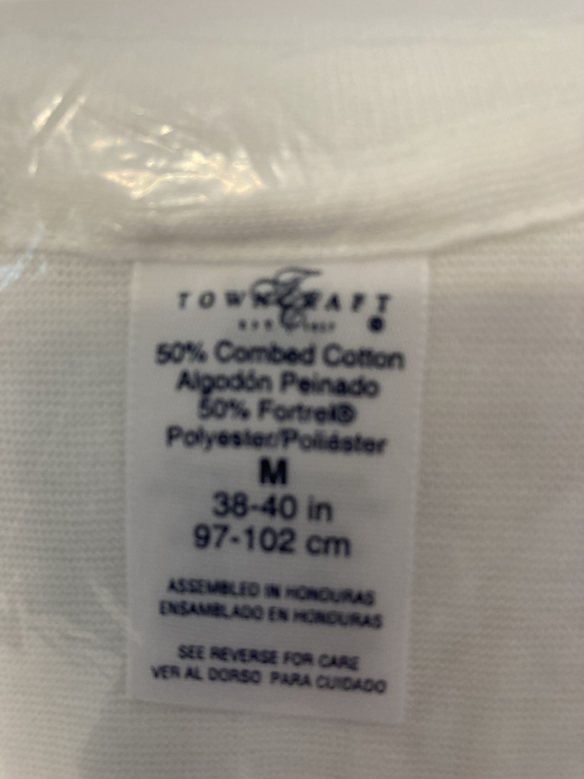 vintage jc penney men’s town craft 3 pack v-neck t-shirts size m new/sealed