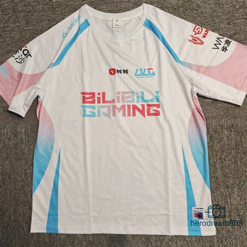 LOL 2026 BLG T-shirt Champion Team LPL Uniform Tshirt Esport Bilibili Gaming TEE